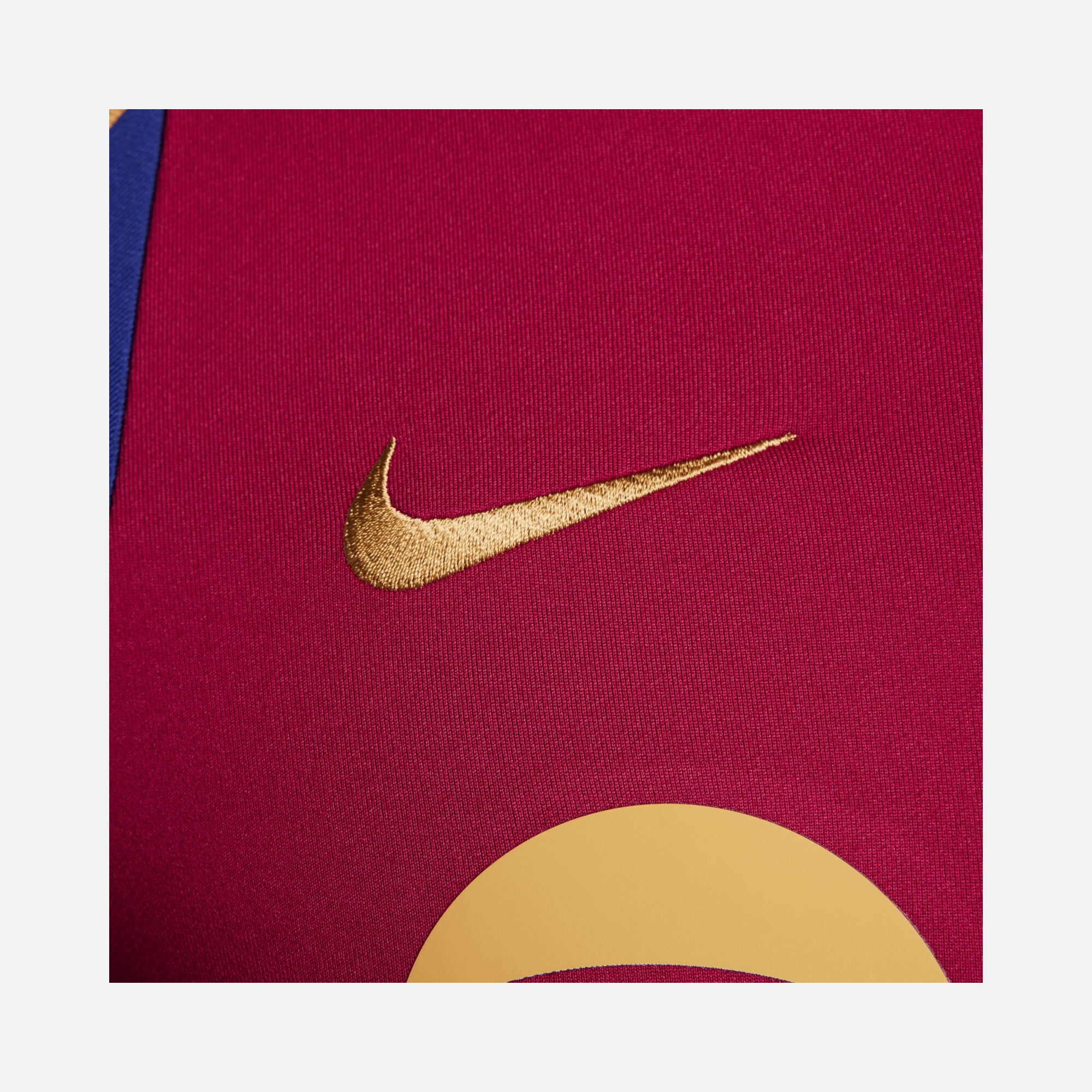 Nike FC Barcelona Dri-Fit Soccer 1/2-Zip Long-Sleeve Erkek Tişört