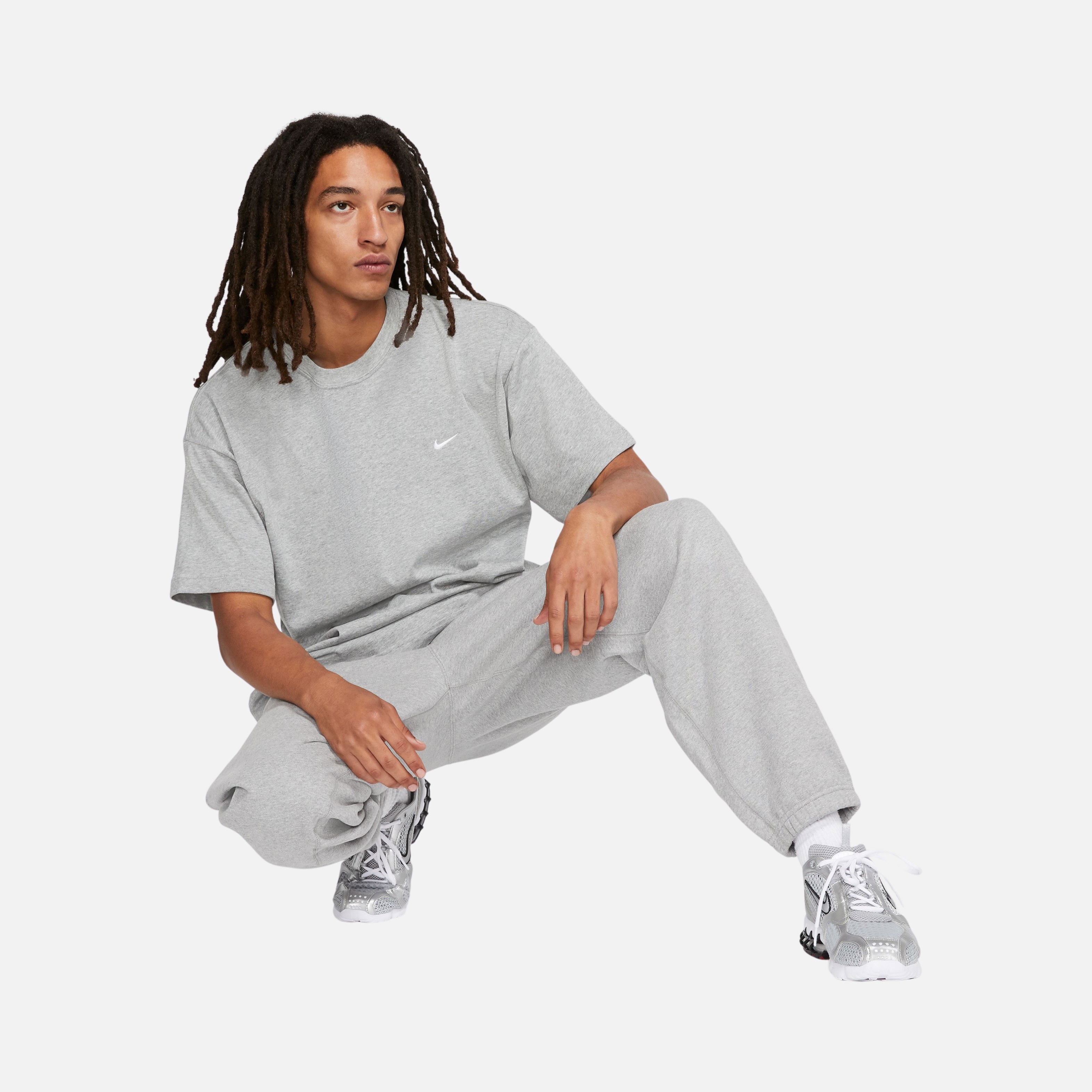 Nike Sportswear Solo Swoosh Heavyweight Knit Short-Sleeve Erkek Tişört