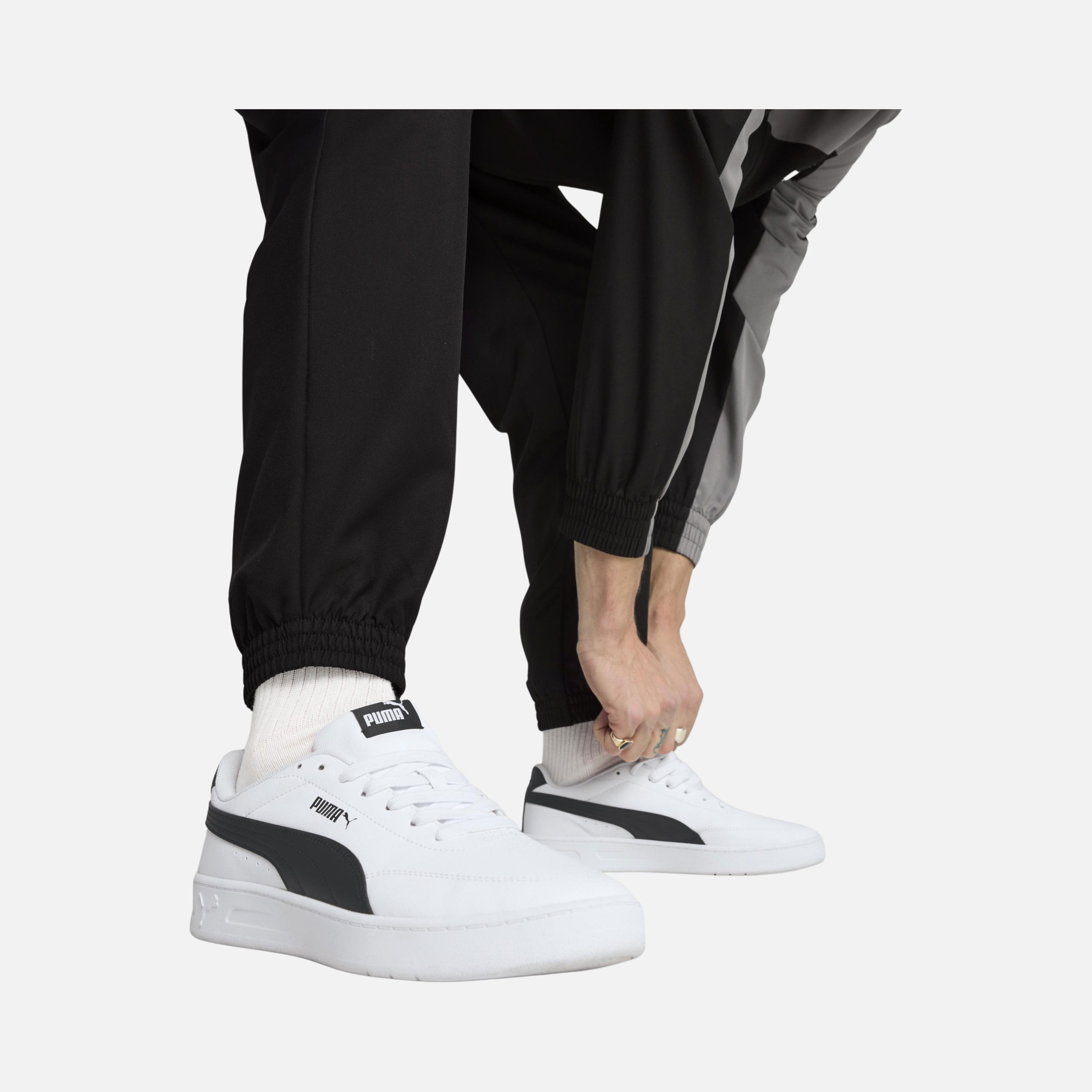 Puma Sportswear Woven Colorblock Classic Cut Full-Zip Erkek Eşofman Takımı