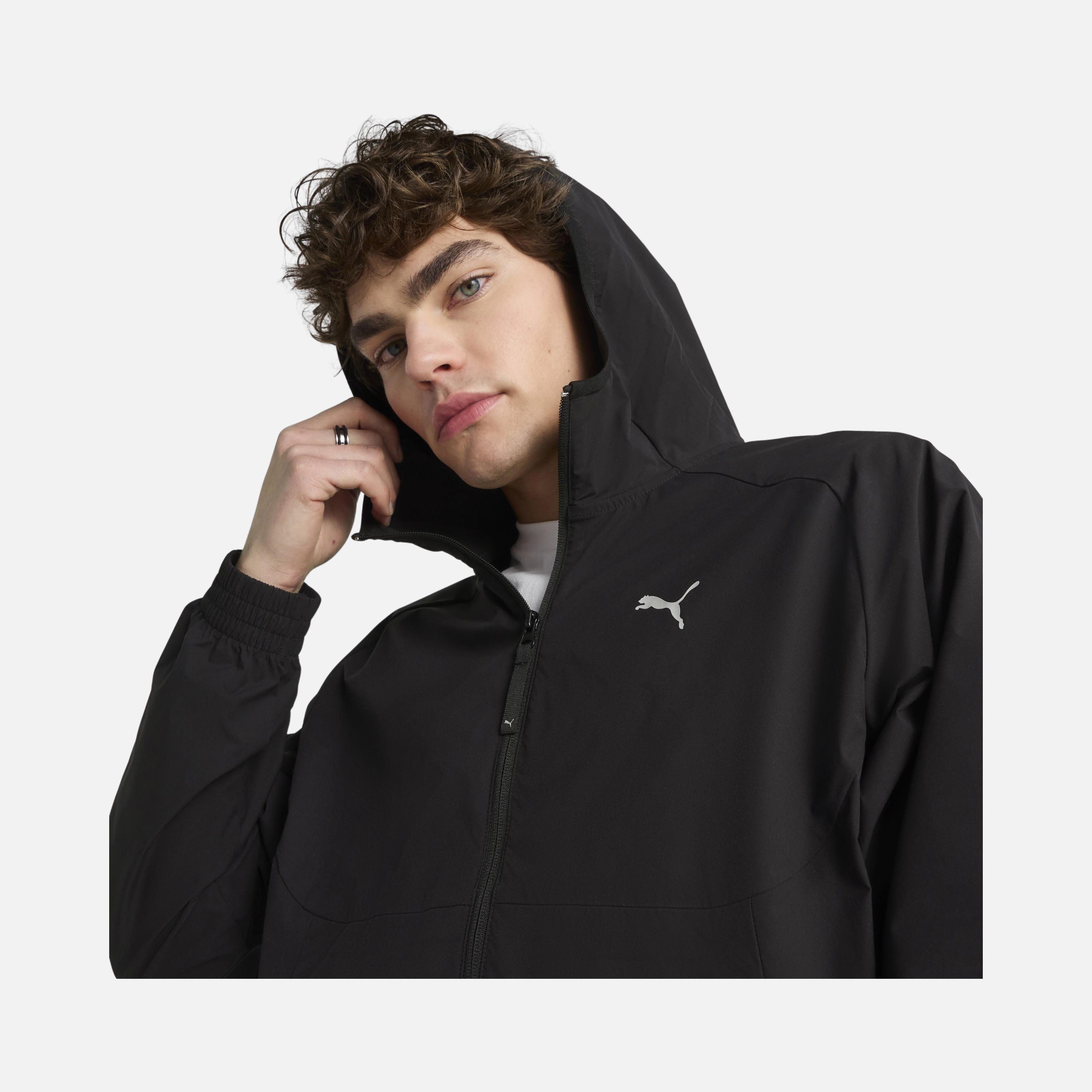 Puma Sportswear Tech Track Woven Full-Zip Hooded Erkek Ceket