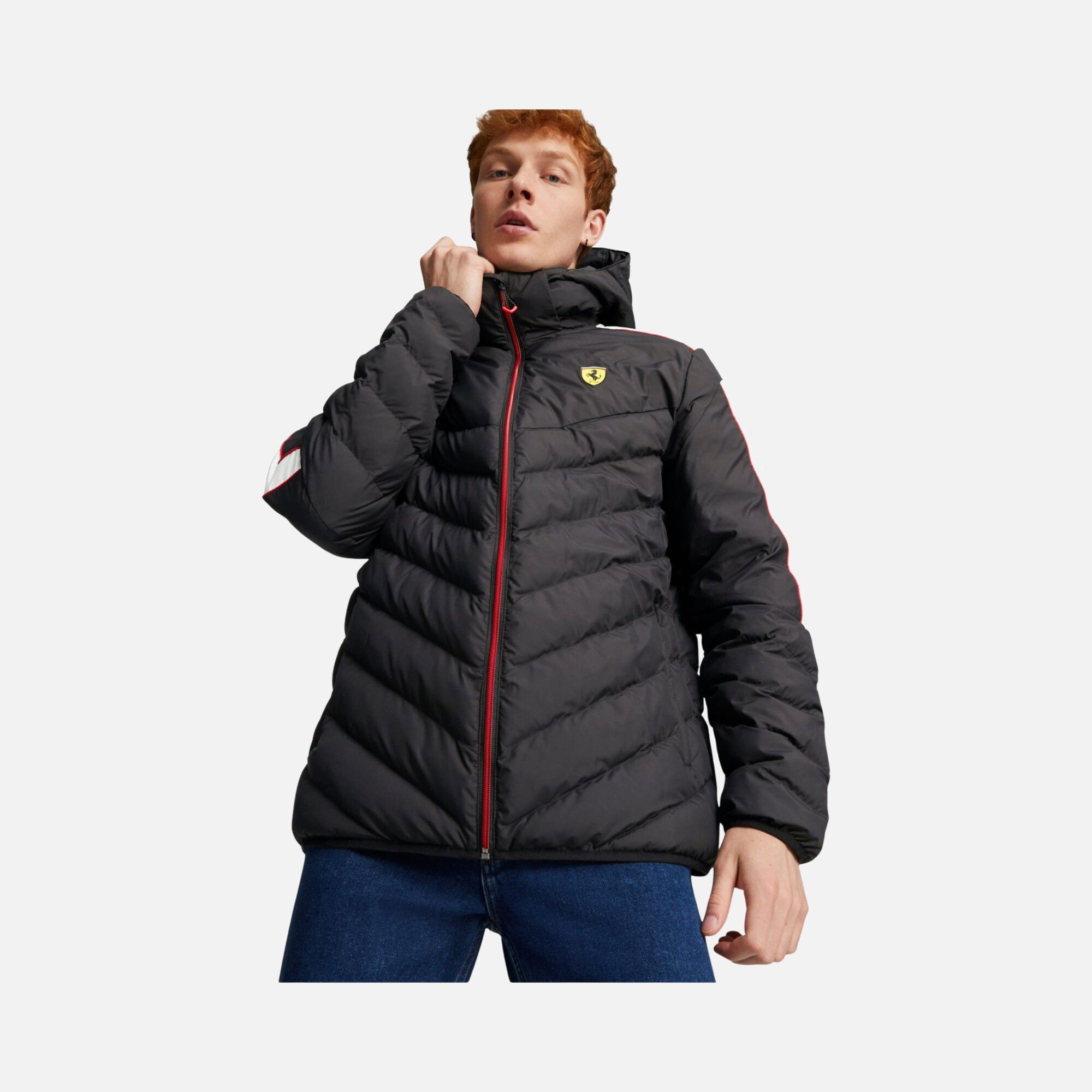 Puma Scuderia Ferrari Race MT7 Ecolite Down Full-Zip Hoodie Erkek Mont