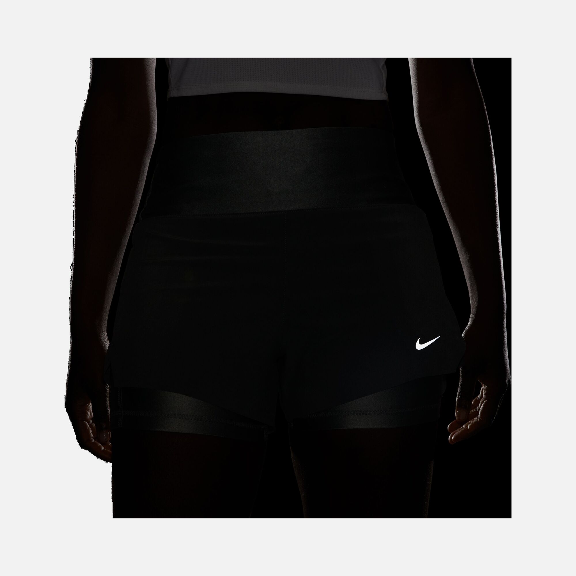 Nike Dri-Fit Swift Mid-Rise 8cm (approx.) 2-in-1 Running Kadın Şort