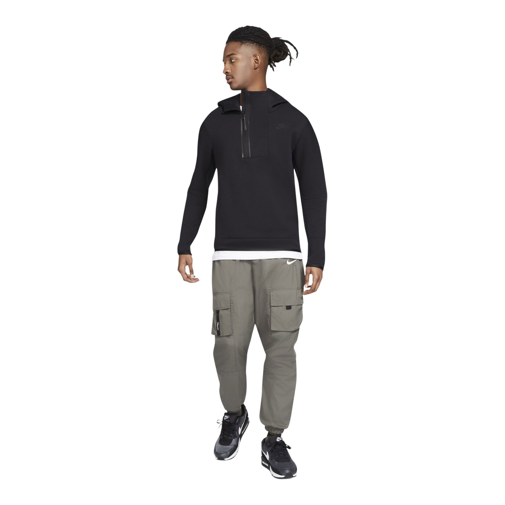 Nike Sportswear Tech Fleece 1/2-Zip Hoodie Erkek Sweatshirt