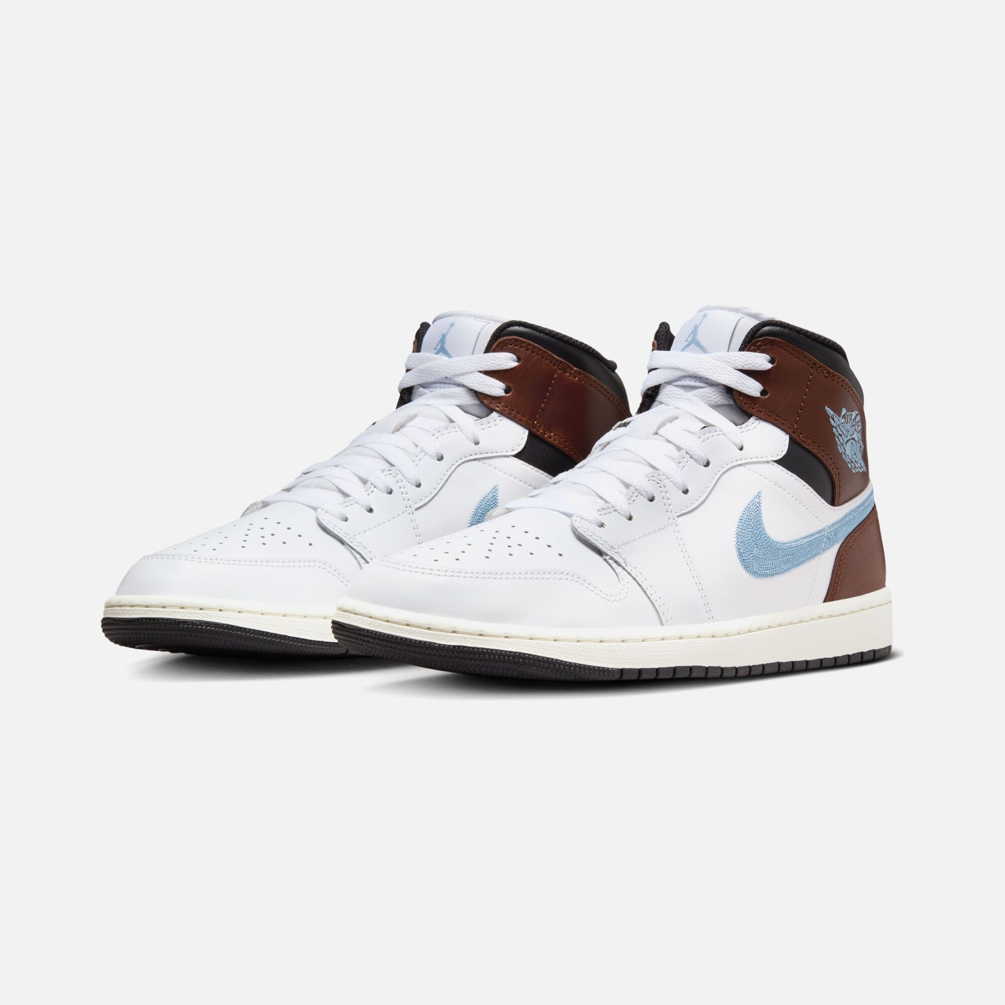 Nike Air Jordan 1 Mid SE ''Embroidered Swoosh & Brand'' Erkek Spor Ayakkabı