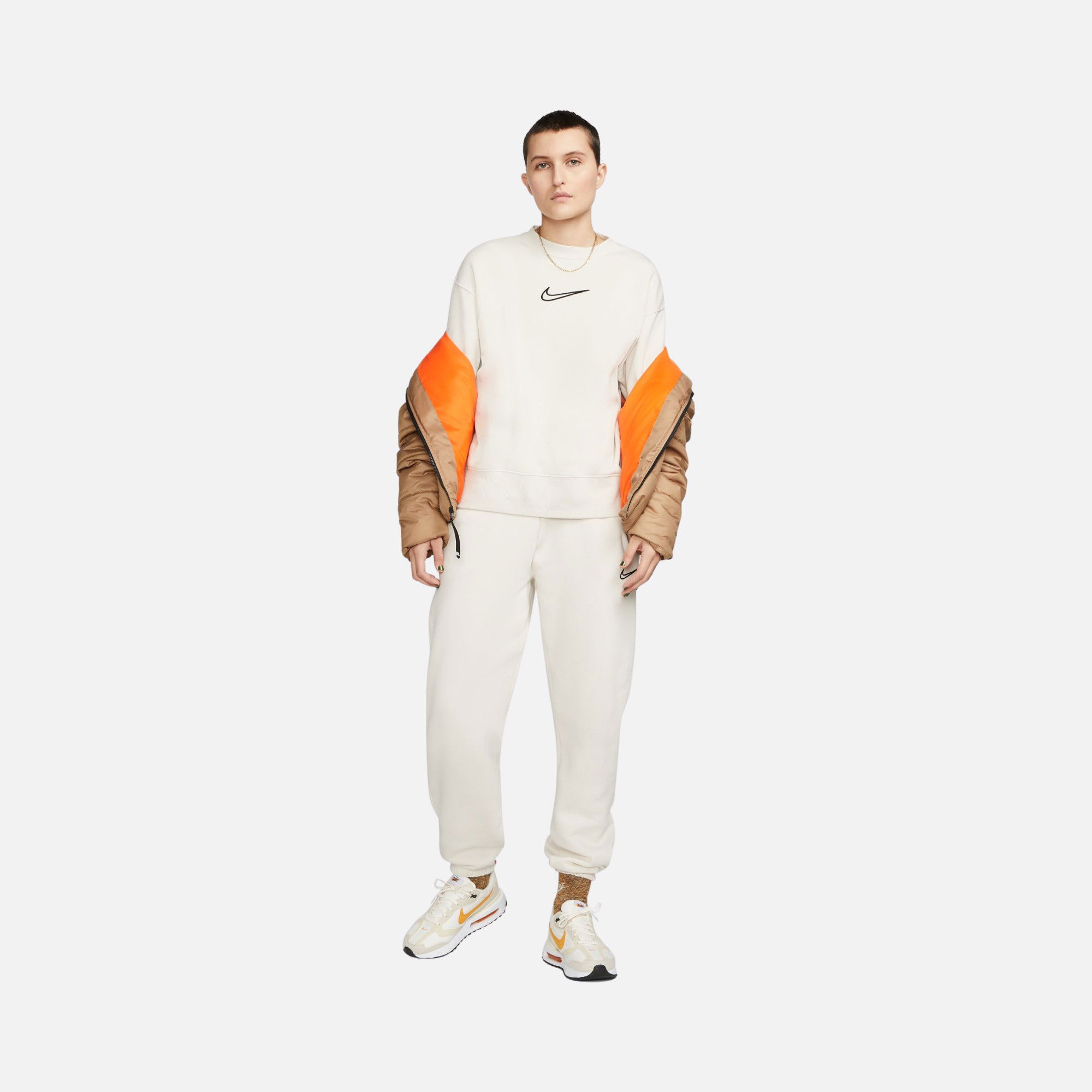 Nike Sportswear Phoenix Brushed Fleece Oversized Crew Neck Kadın Sweatshirt