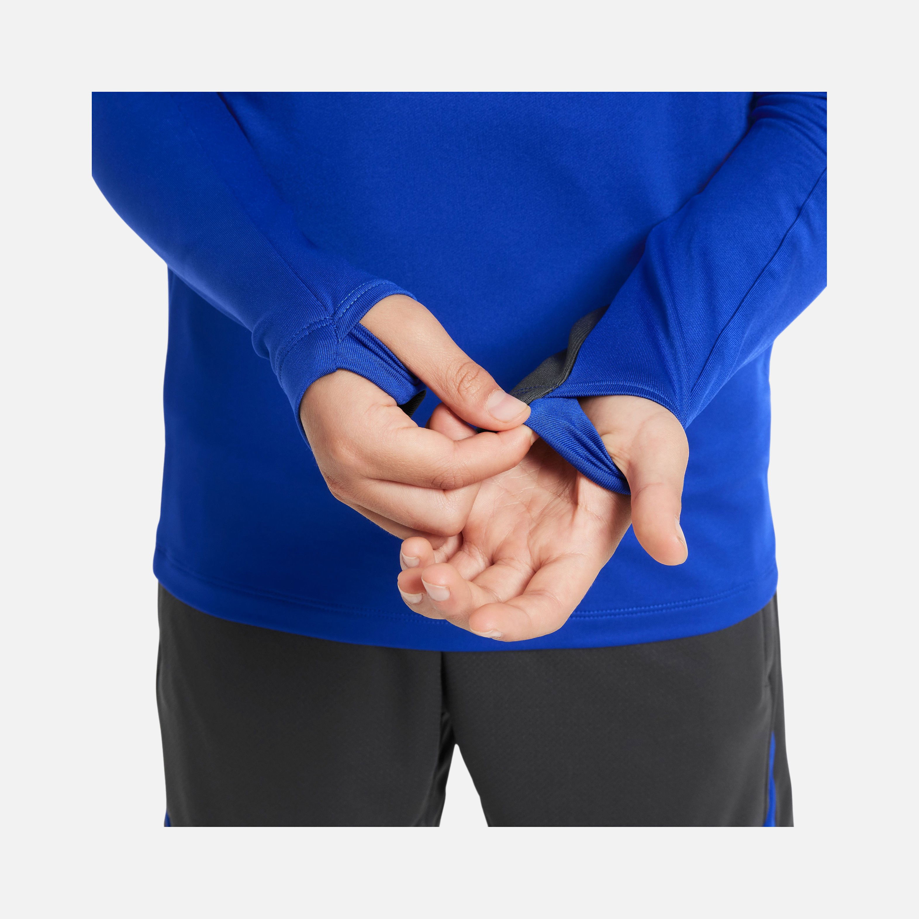 Nike F.C. Barcelona Strike Third Dri-Fit 1/4-Zip Training Long-Sleeve Çocuk Tişört