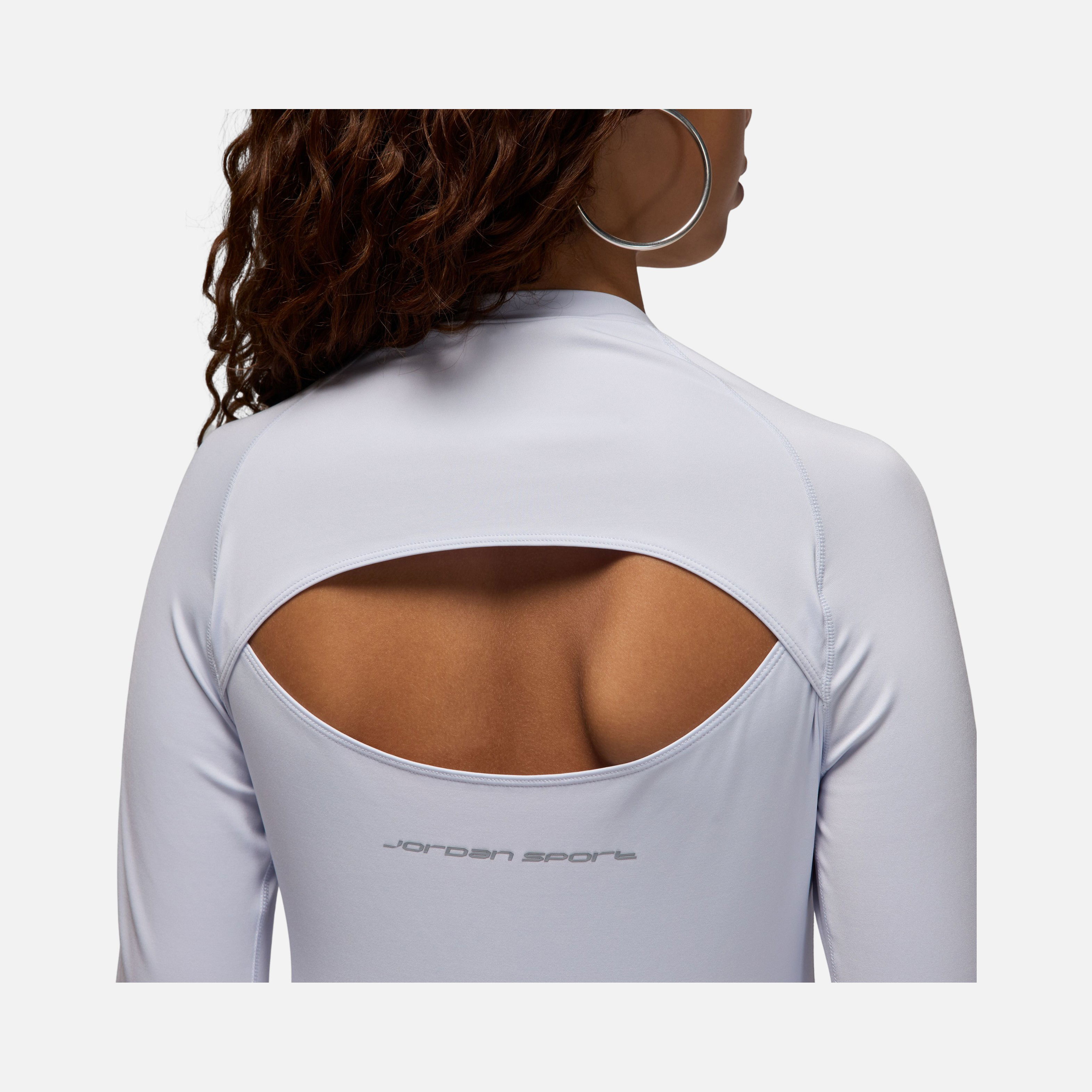Nike Dri-Fit Jordan Sport Bodycon Training Long-Sleeve Kadın Tişört