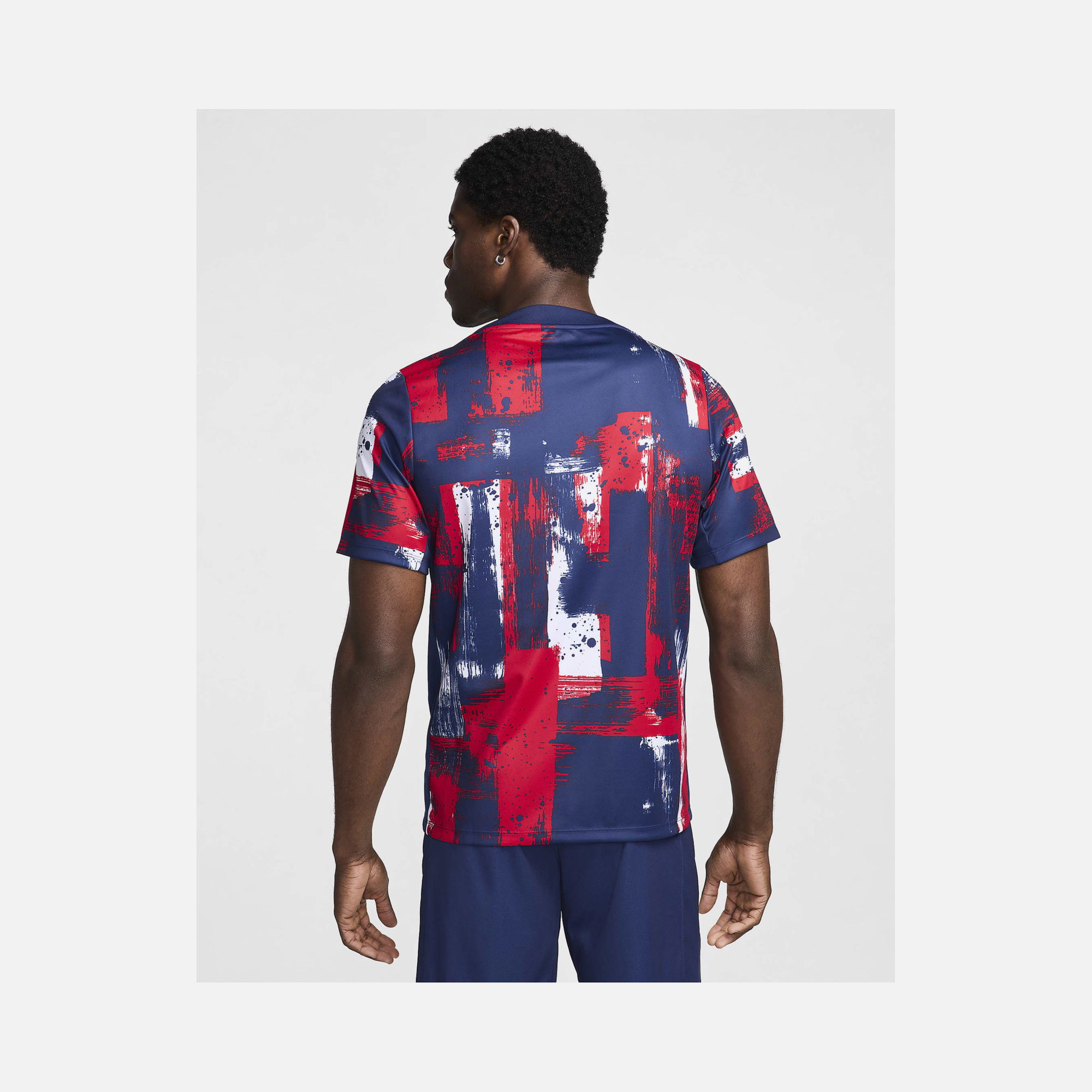 Nike Paris Saint-Germain Academy Pro Home Dri-Fit Football Pre-Match Short-Sleeve Erkek Tişört