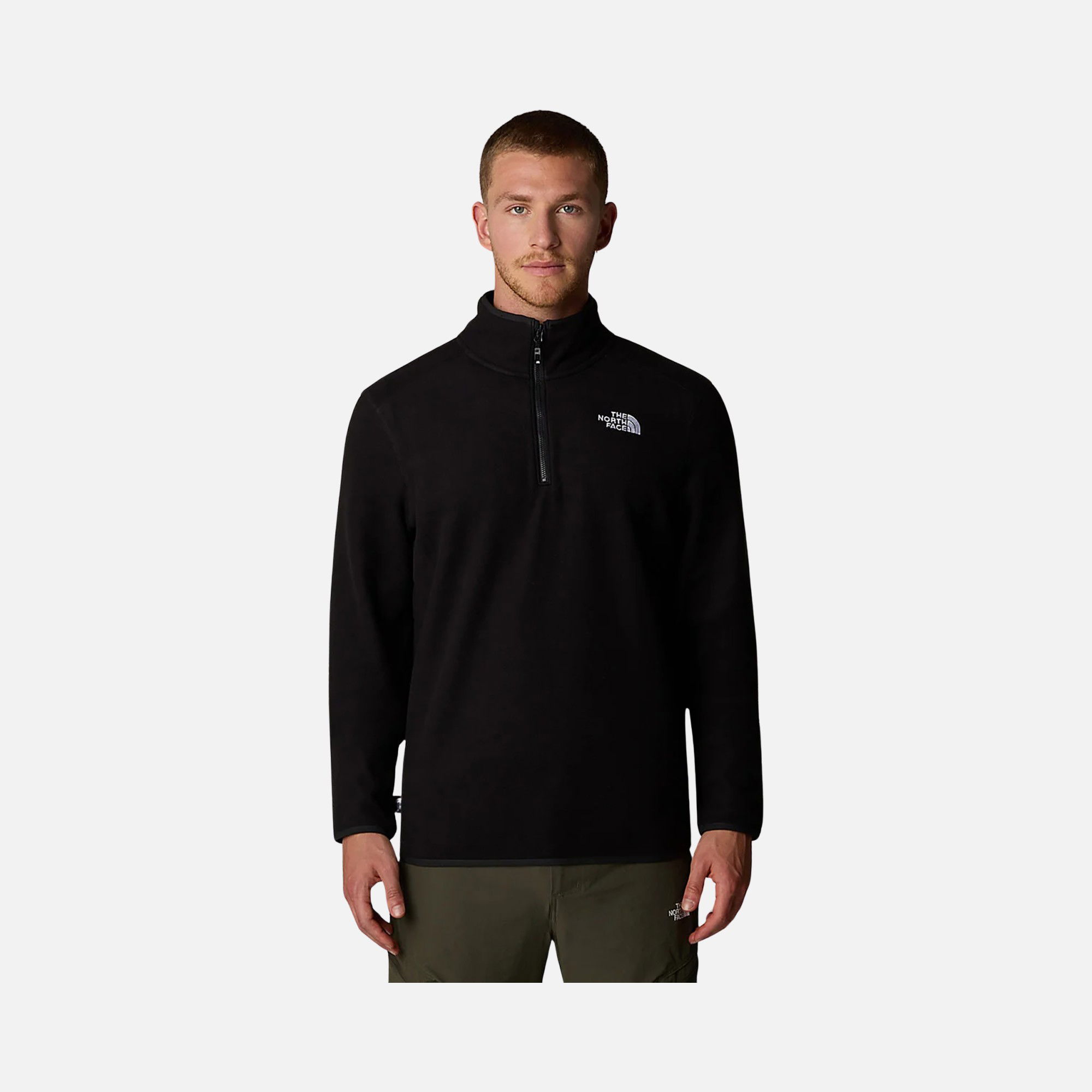North Face 100 Glacier Fleece 1/4 Zip Erkek Sweatshirt