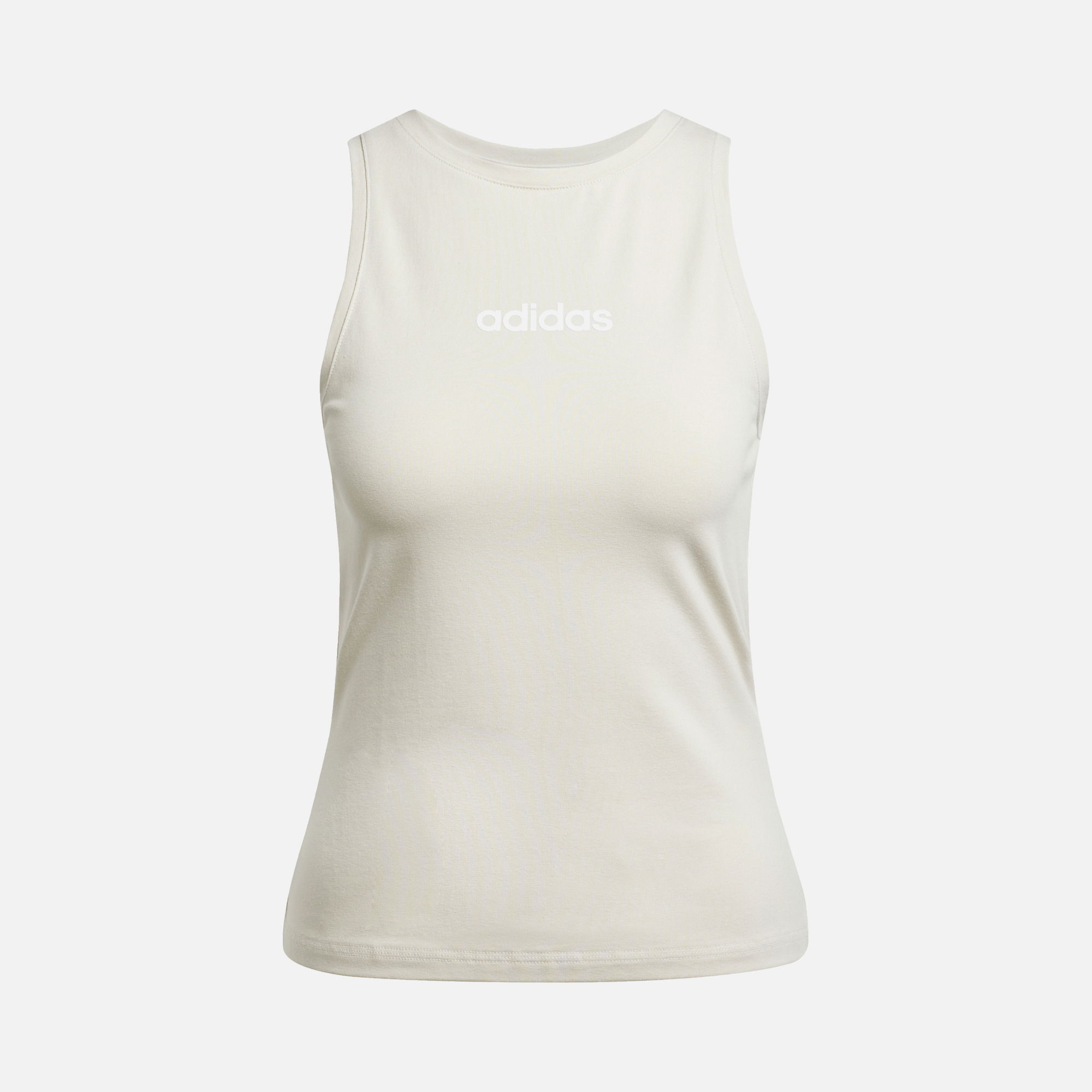 adidas Sportswear Essentials Linear Slim Cotton Crew Neck Kadın Atlet