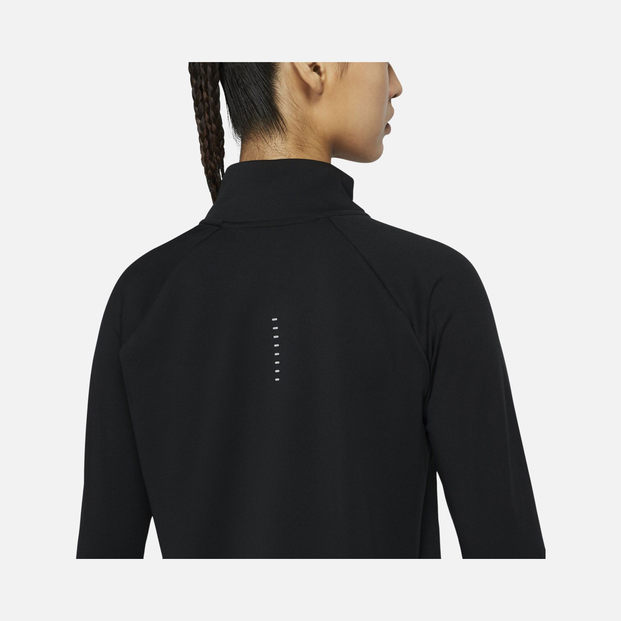 Nike Dri-Fit Swoosh Run 1/4-Zip Running Midlayer Long-Sleeve Kadın Tişört