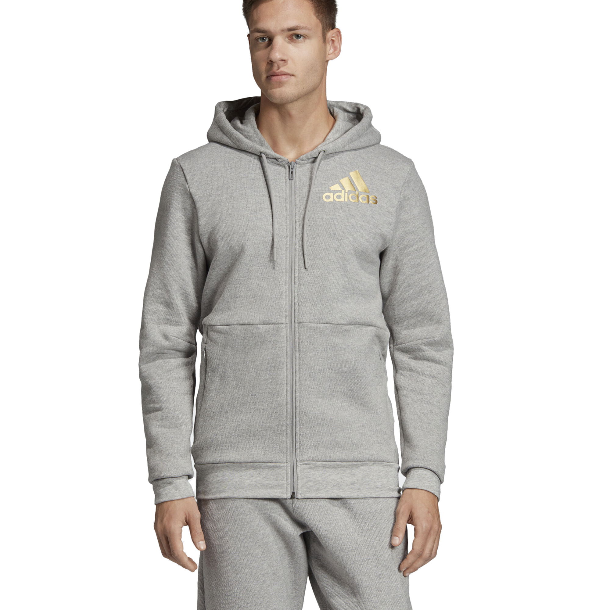 adidas Sport ID Full-Zip Kapüşonlu Erkek Ceket