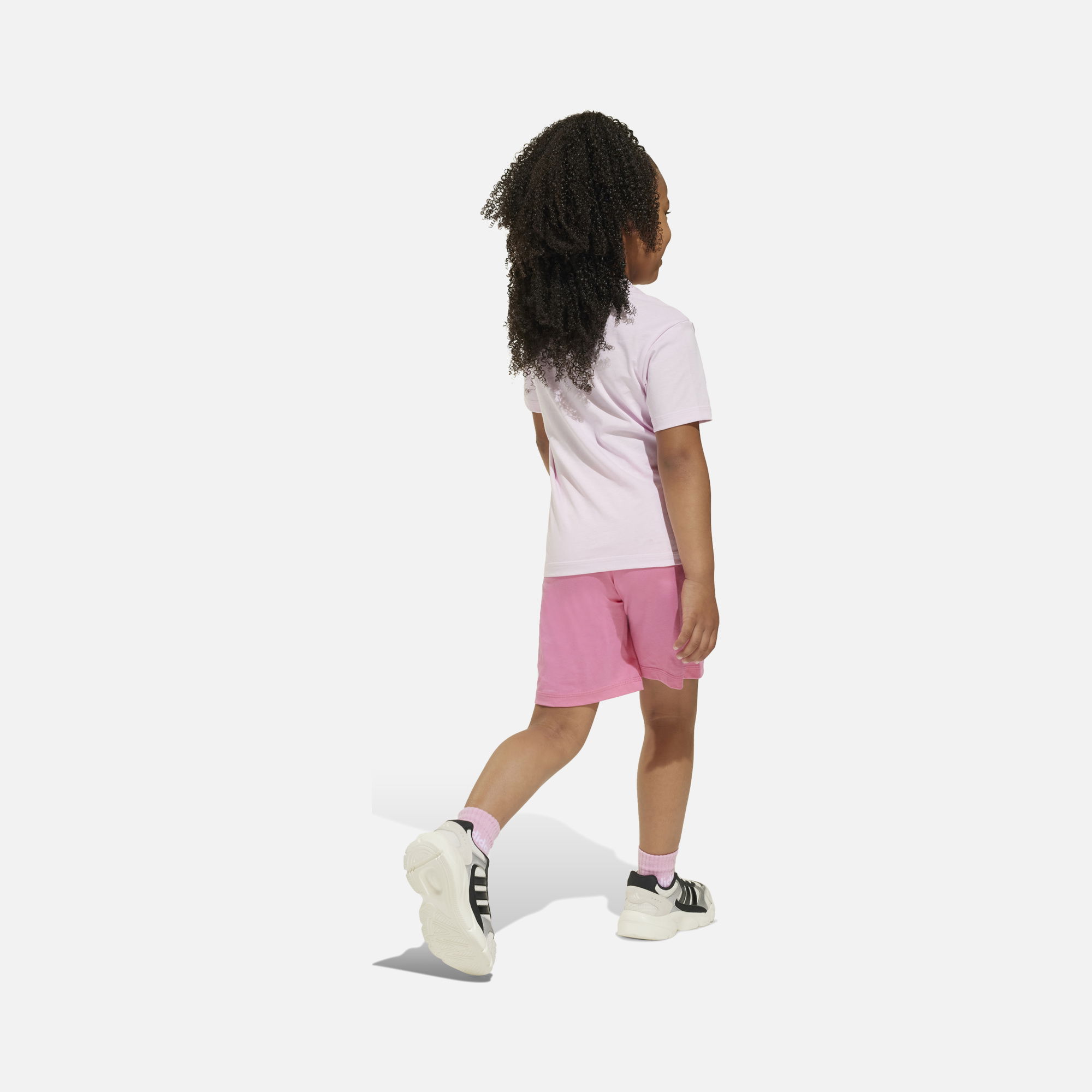 adidas Sportswear Essentials Big 3 Bar Logo Graphic Short-Sleeve Tişört&Şort Çocuk Takım