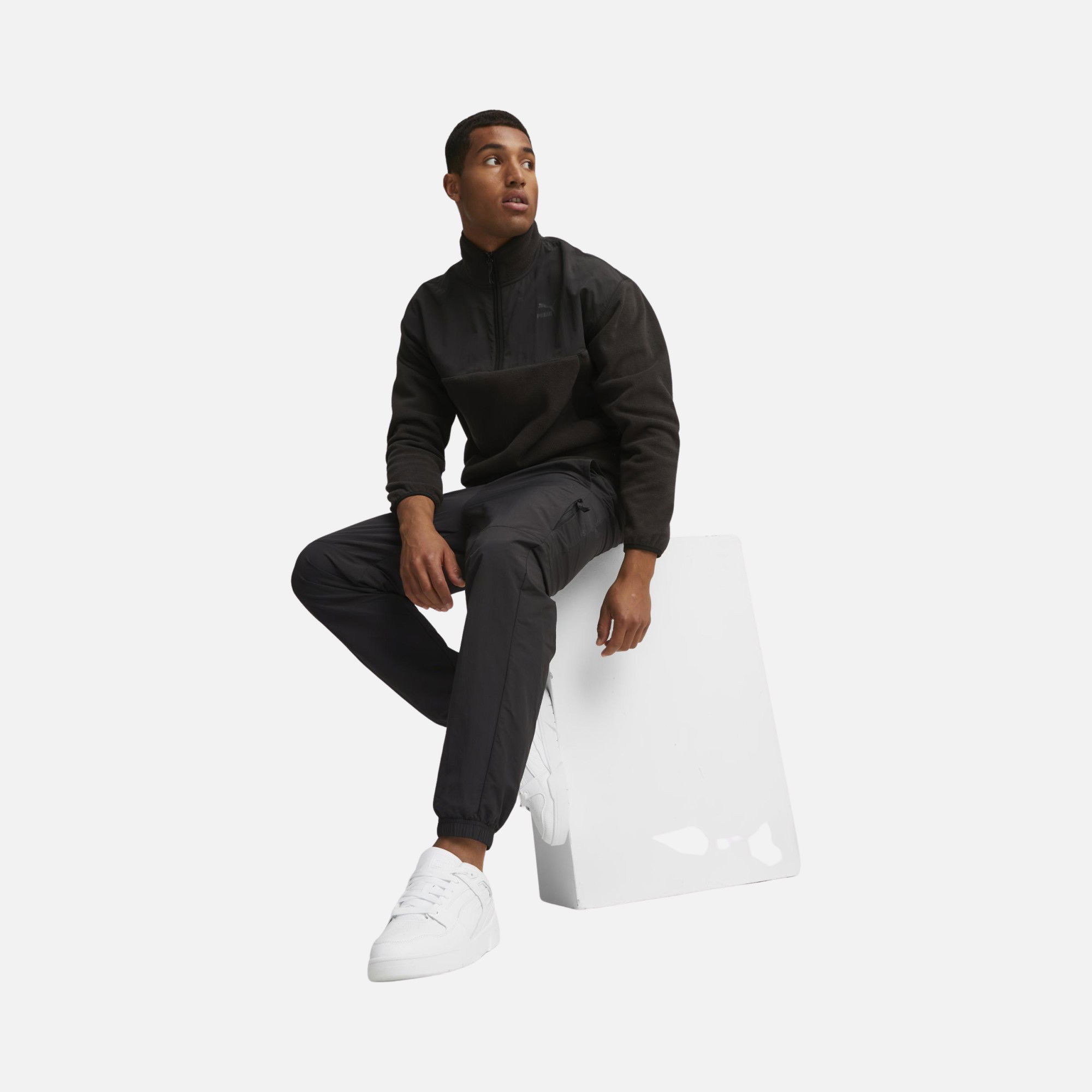 Puma Sportswear Classics Utility Polar Fleece Full-Zip Hoodie Erkek Sweatshirt