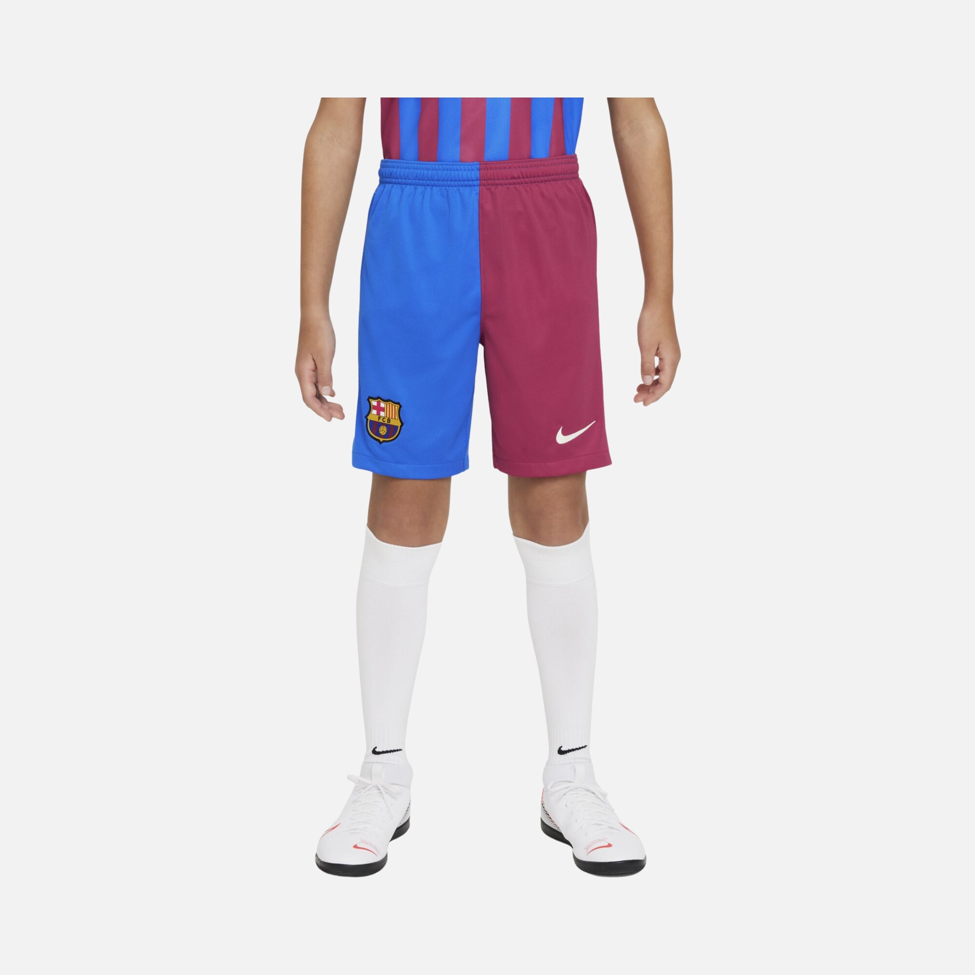 Nike FC Barcelona 2021-2022 Stadyum İç Saha-Deplasman Çocuk Şort