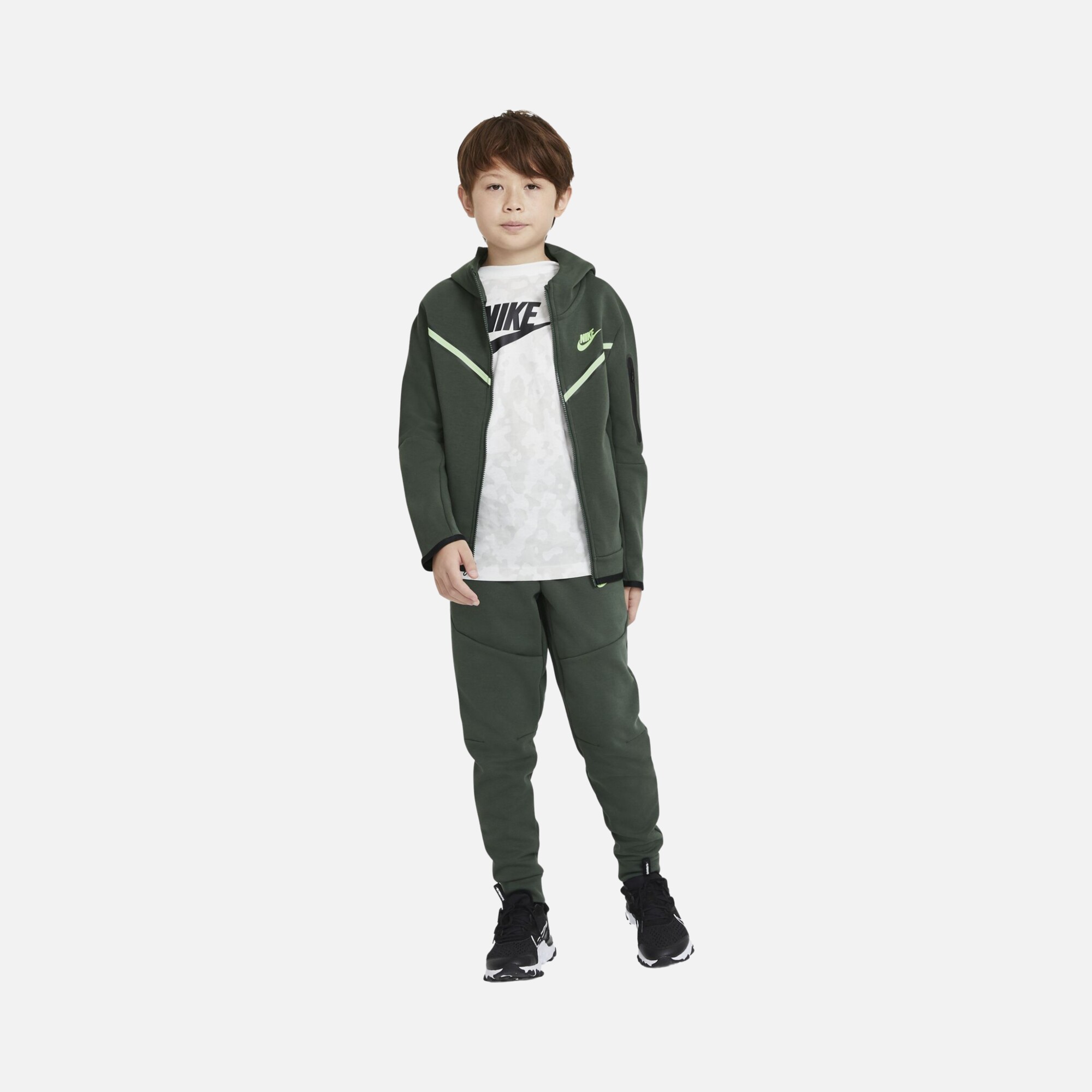 Nike Sportswear Tech Fleece Full-Zip Hoodie (Boys') Çocuk Sweatshirt
