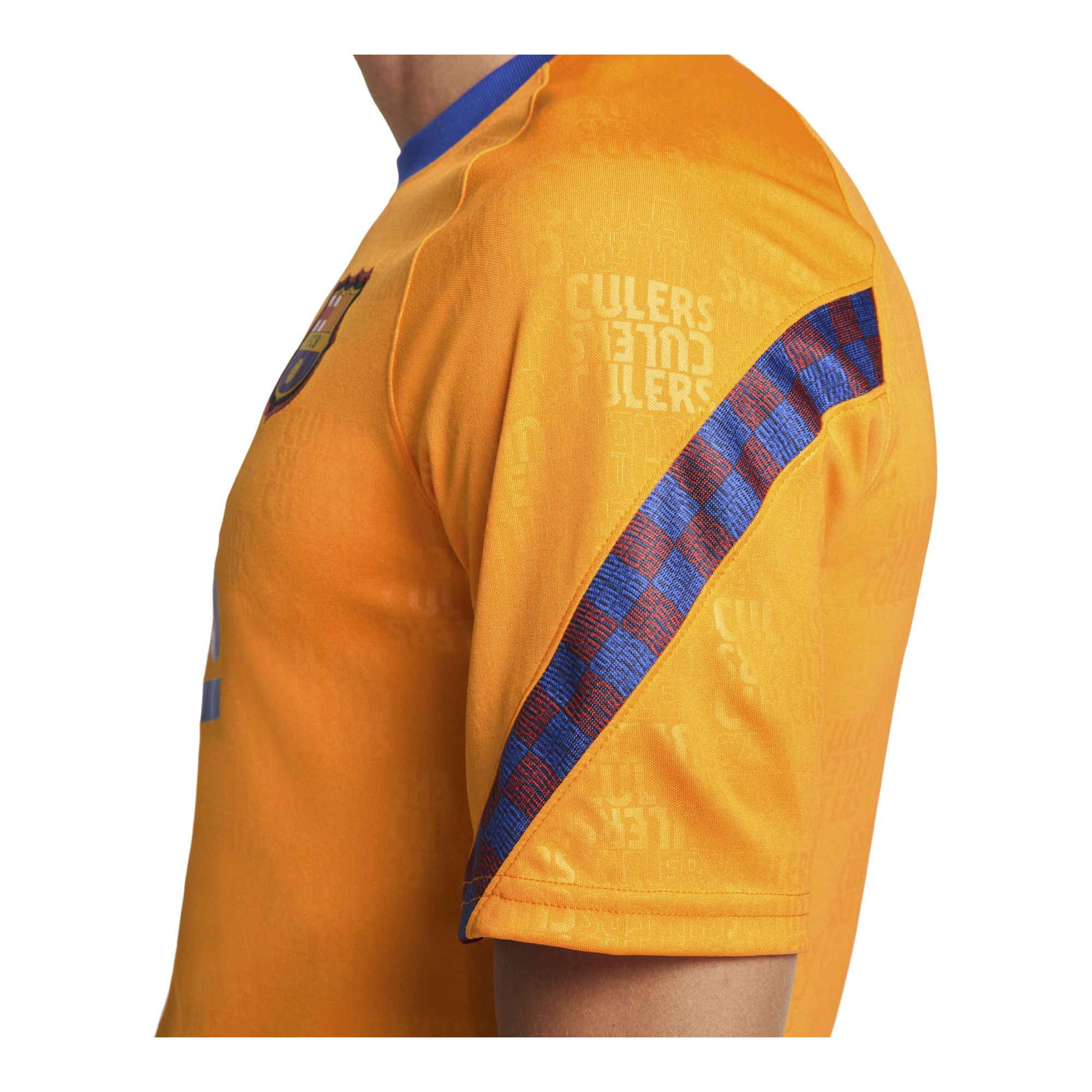 Nike FC Barcelona Pre-Match Football Short-Sleeve Erkek Tişört