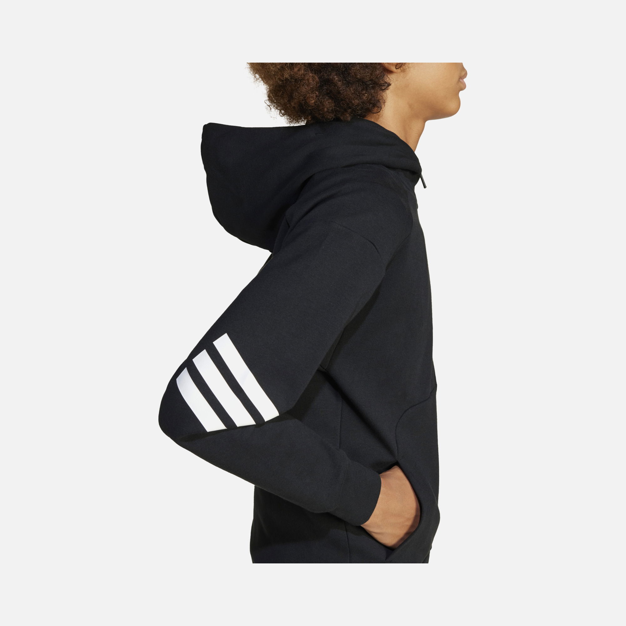 adidas Sportswear Future Icons 3-Stripes Regular- Fit Full-Zip Hooded Çocuk Sweatshirt
