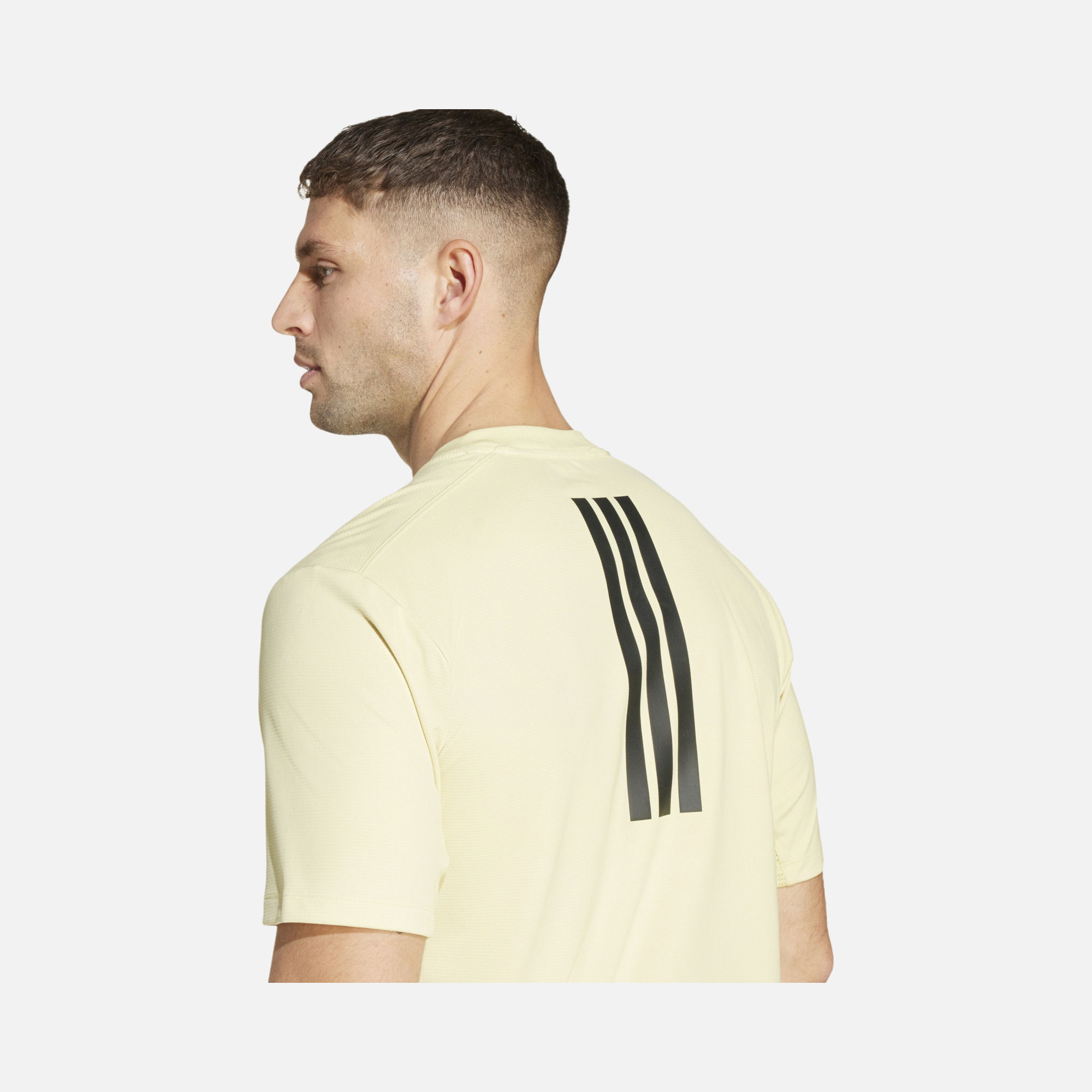adidas Climacool Power 3-Stripes Slim Cut Gym & Training Short-Sleeve Erkek Tişört
