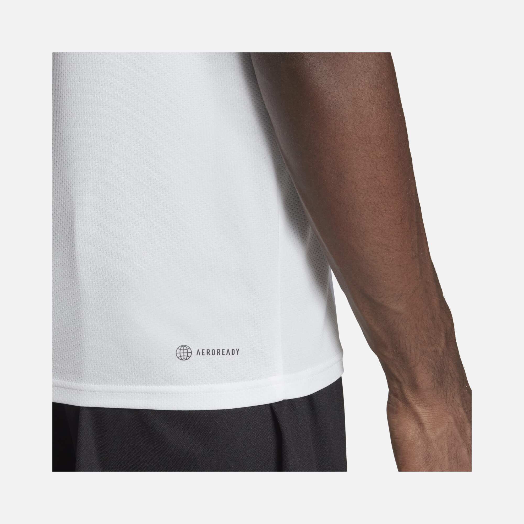 adidas Train Essentials 3-Stripes Gym & Training Short-Sleeve Erkek Tişört