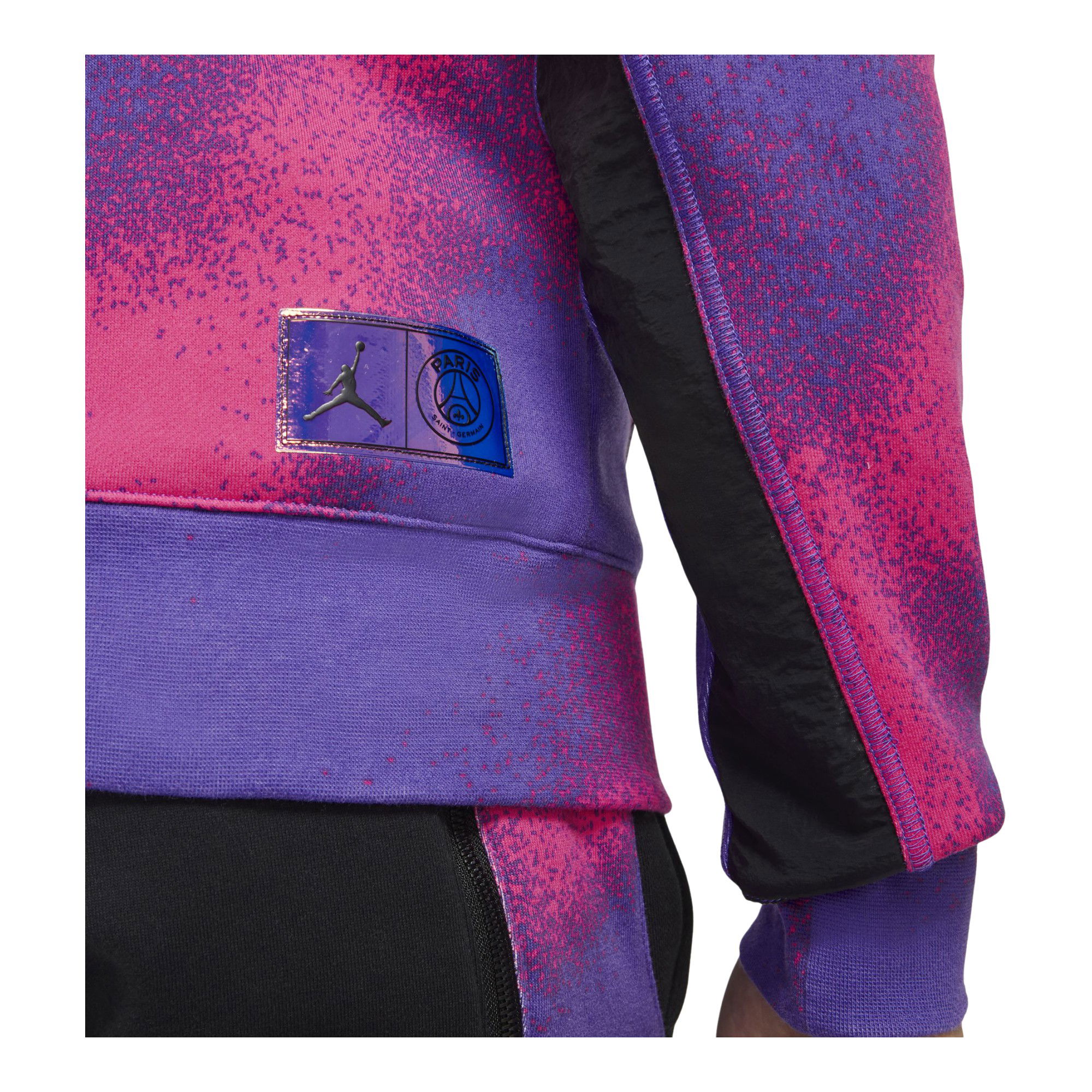 Nike Jordan Paris Saint-Germain AOP Fleece Pullover Hoodie Erkek Sweatshirt