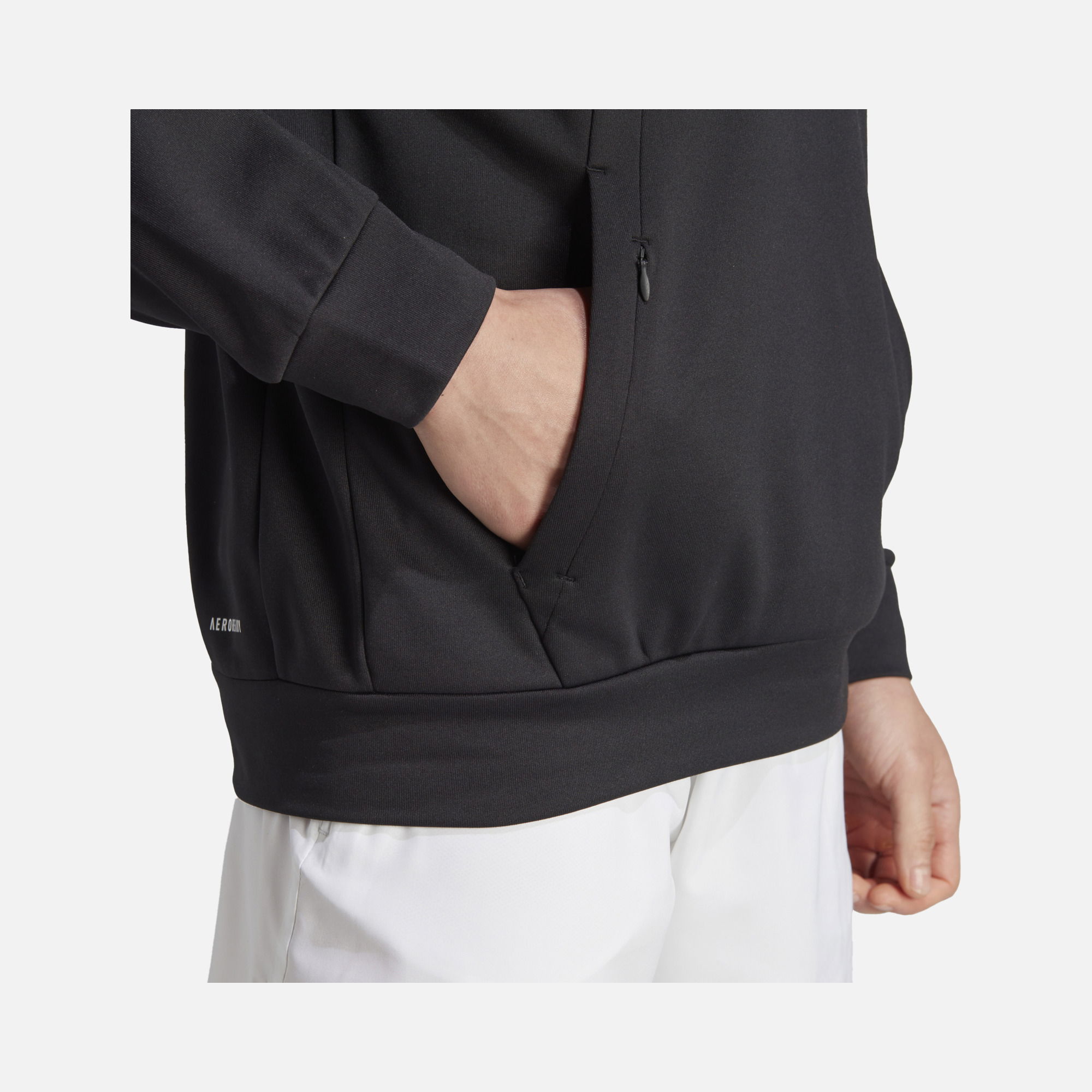 adidas Aeroready  1/4 Zip Hoodie Erkek Sweatshirt