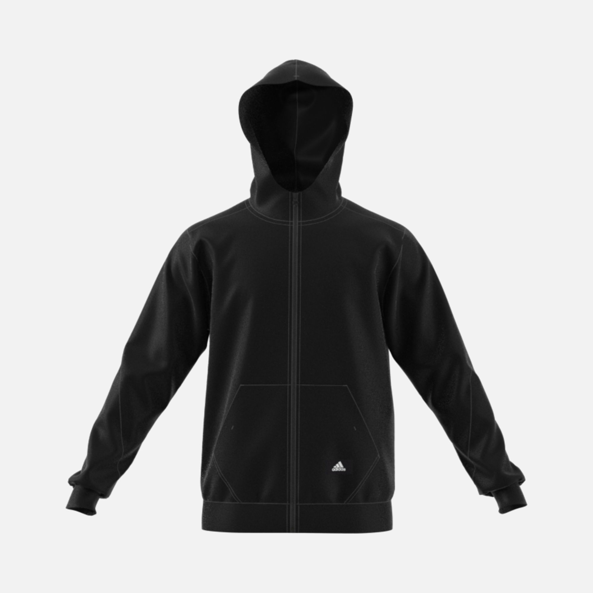 adidas Sportswear Future Icons Doubleknit Full-Zip Hoodie Erkek Sweatshirt