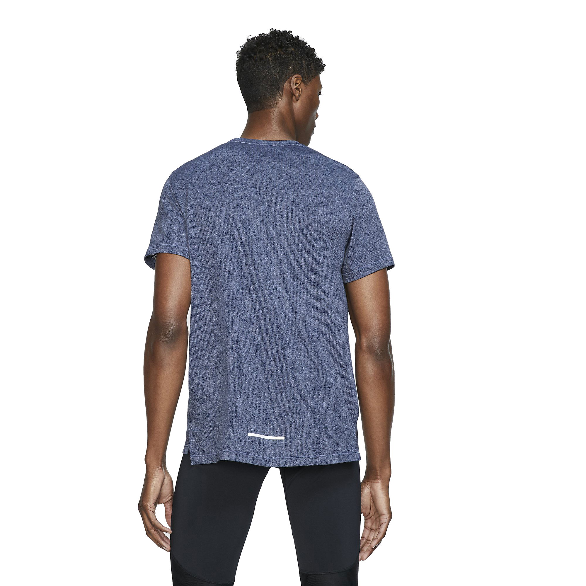 Nike Dri-Fit Miler Short-Sleeve Knit Running Top Erkek Tişört