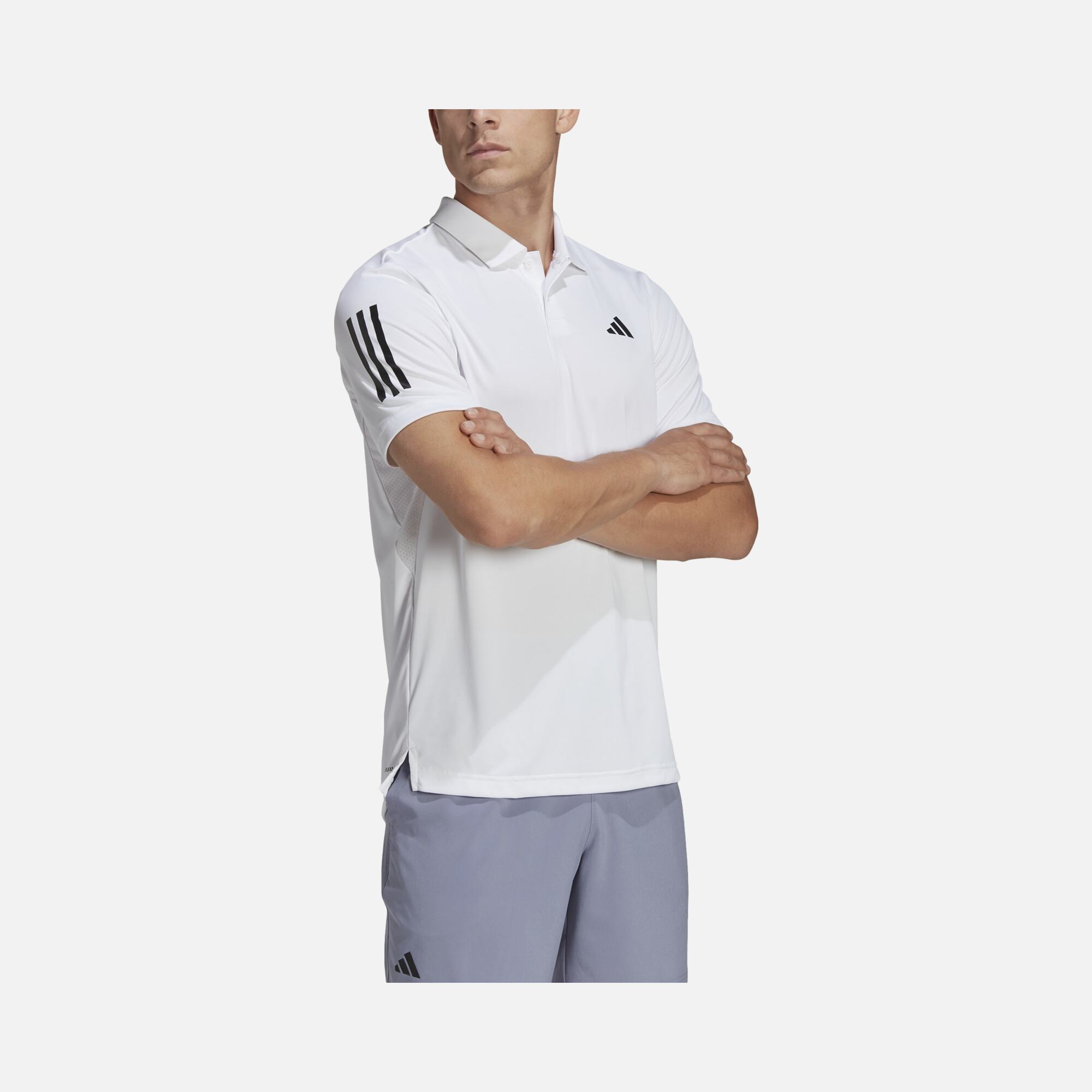 adidas Club 3-Stripes Tennis Polo Short-Sleeve Erkek Tişört