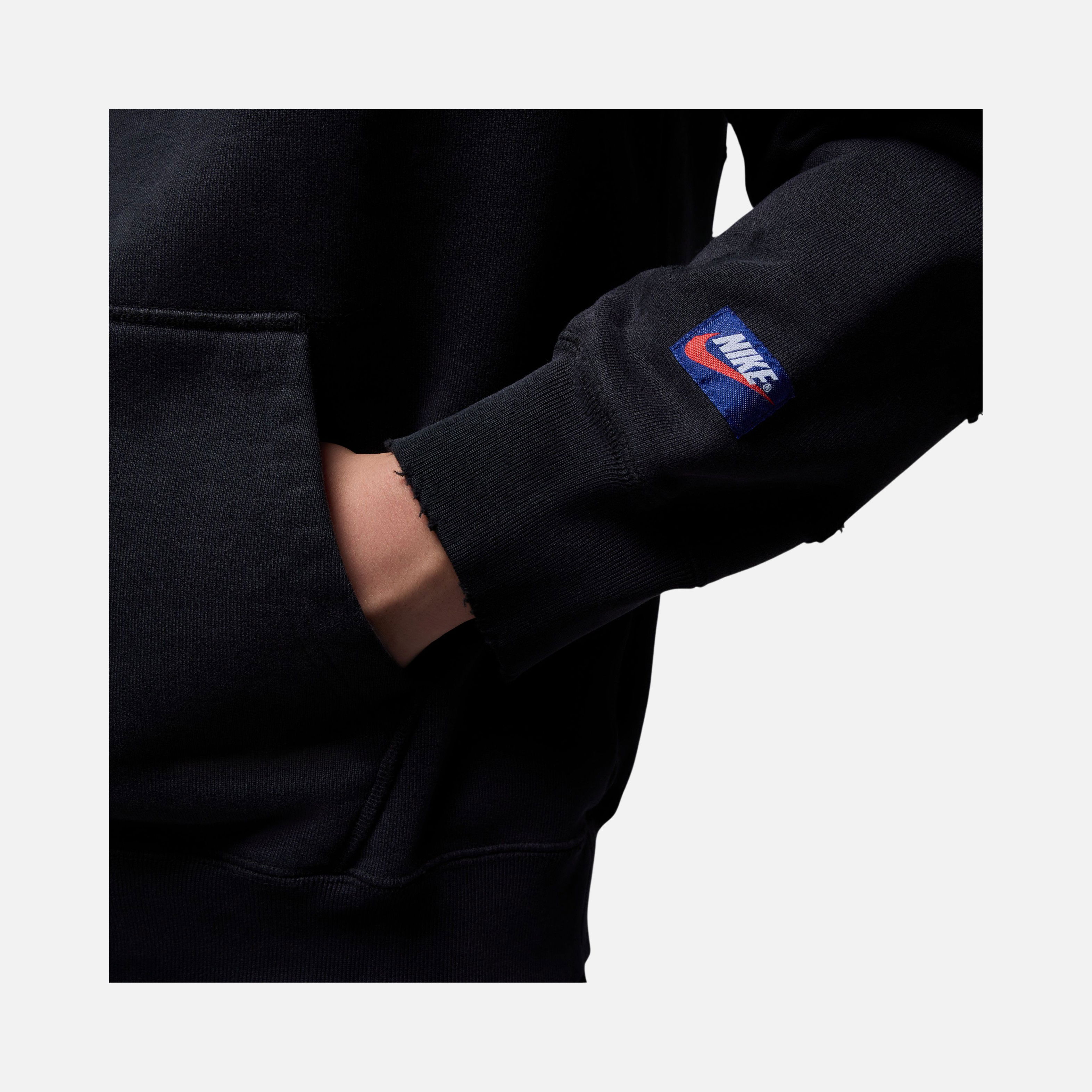 Nike Michael Jordan Rare Air Washed Fabric Fleece Pullover Basketball Hooded Erkek Sweatshirt