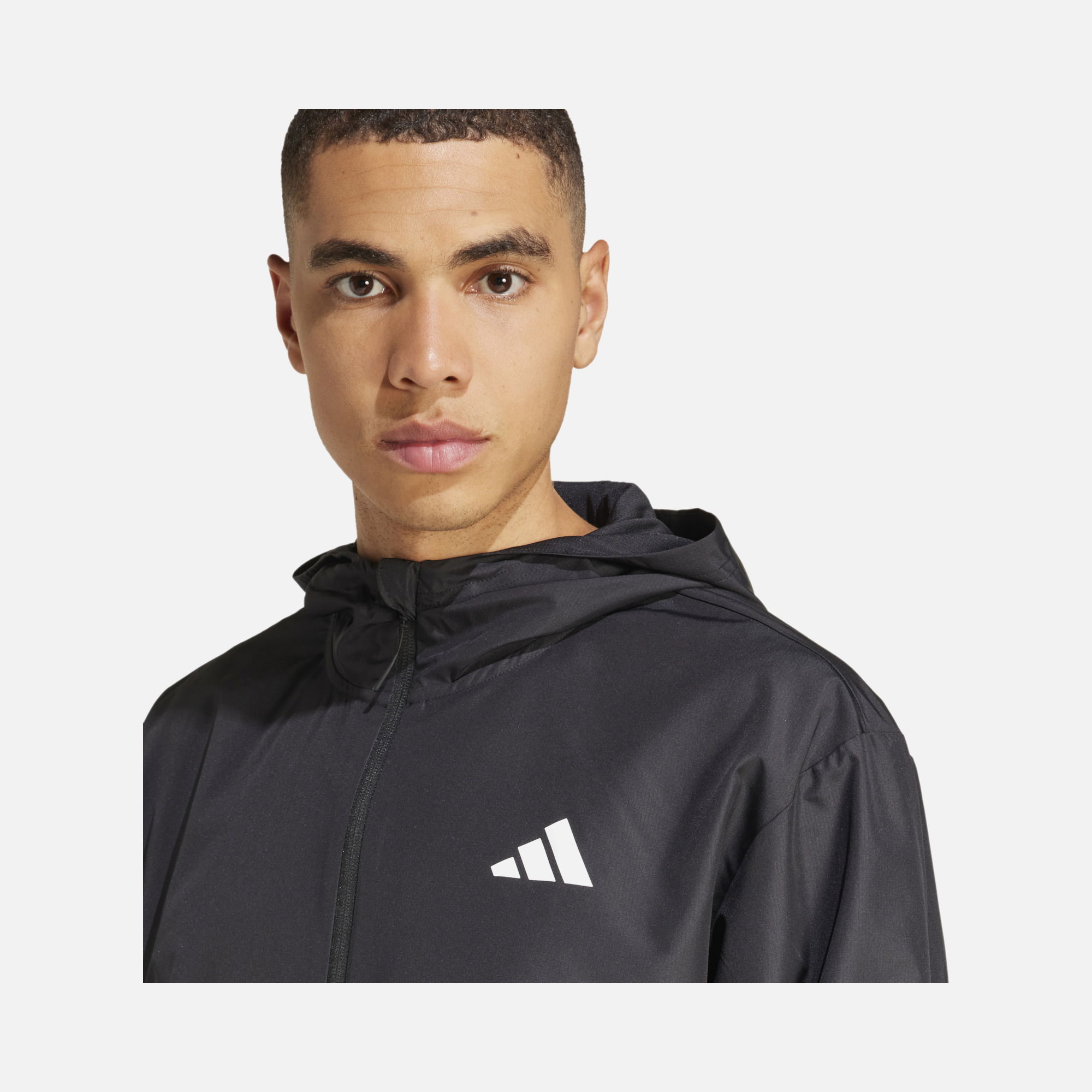 adidas Climacool Windbreaker 3 Perforated Stripes Gym & Training Full-Zip Hooded Erkek Ceket