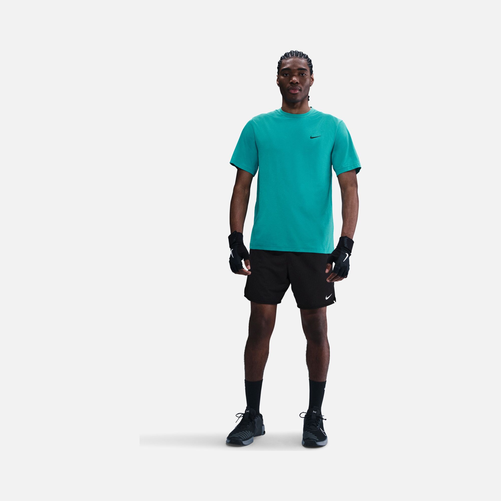 Nike Dri-Fit UV Hyverse Versatile Fitness Training Short-Sleeve Erkek Tişört