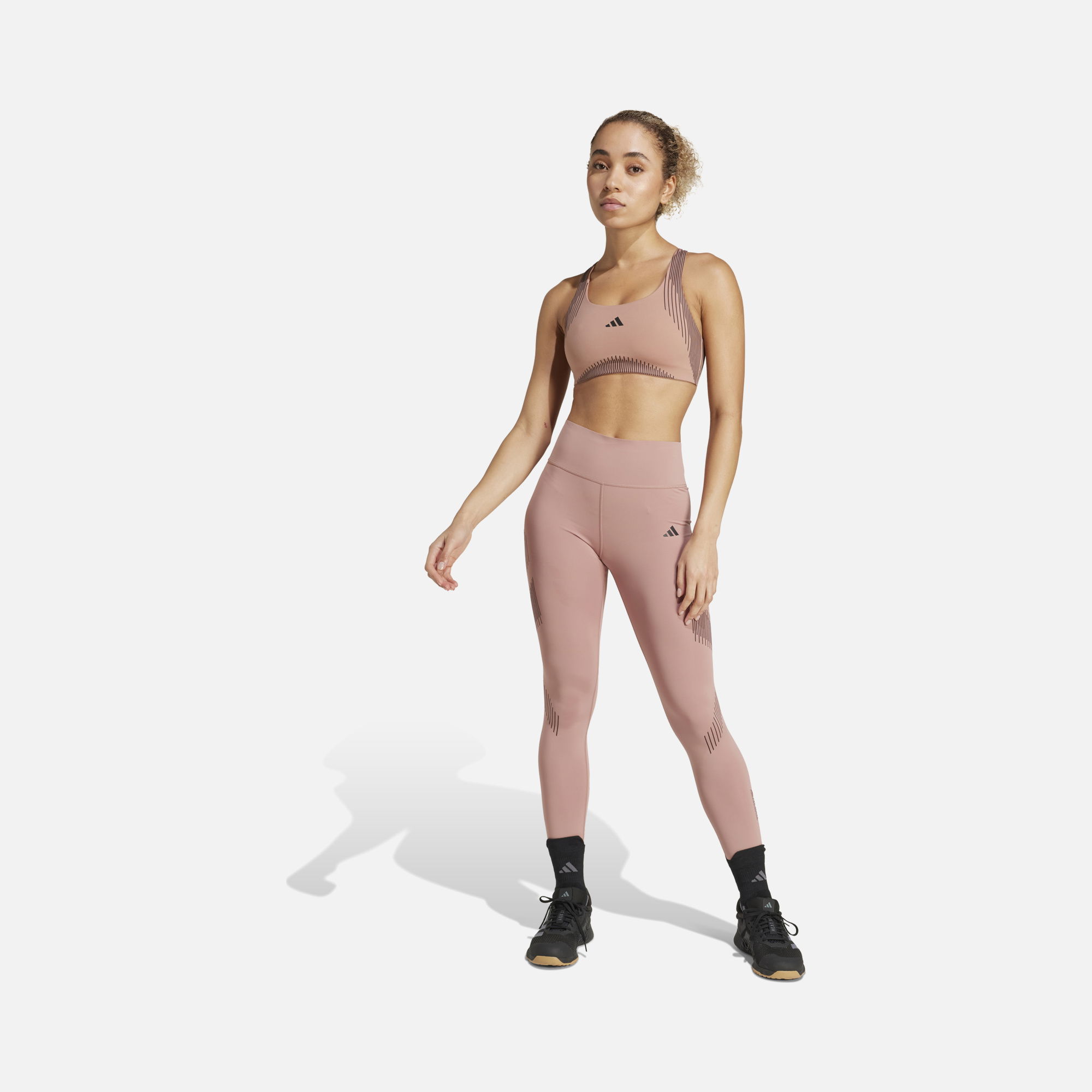 adidas Climacool Optime Power Adimove Fabric & Resiltech Pro Series High-Rise 7/8 Gym & Training Kadın Tayt