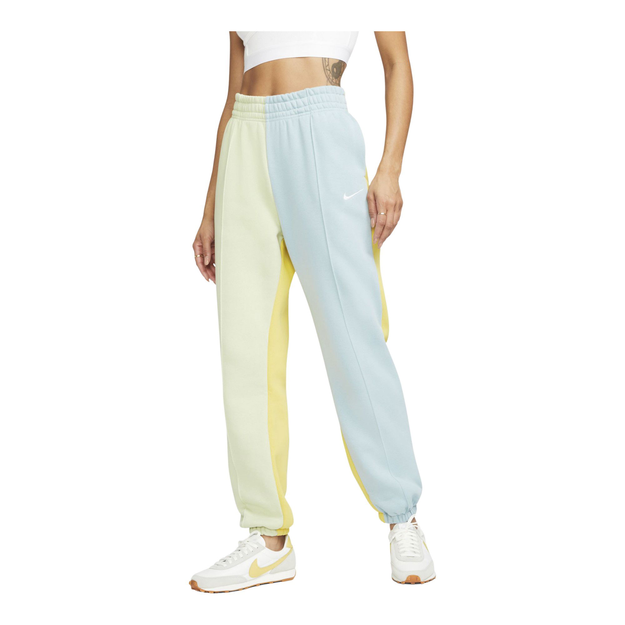 Nike Sportswear Trend Fleece Colorblock Kadın Eşofman Altı