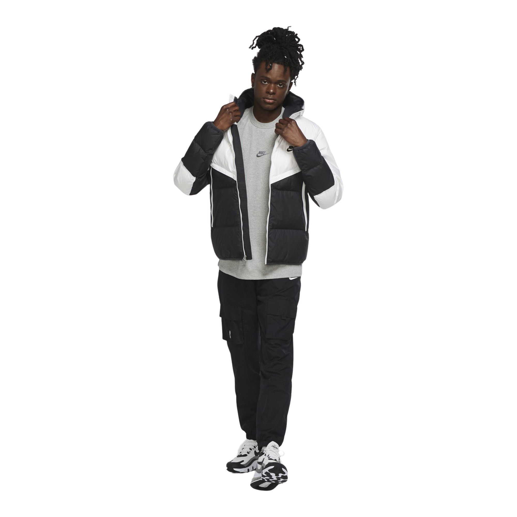 Nike Sportswear Down-Fill Windrunner Full-Zip Hoodie Erkek Mont