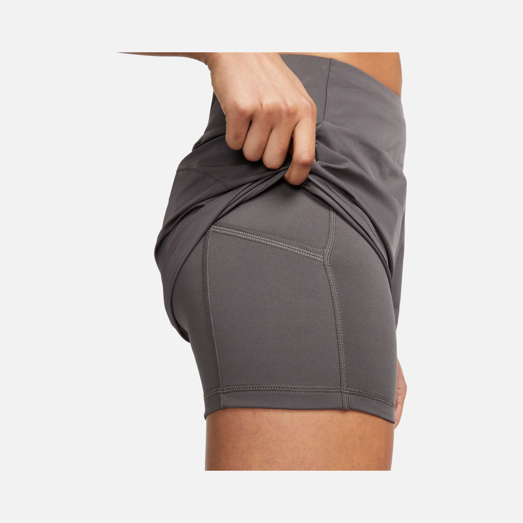 Nike Dri-Fit Bliss Mid-Rise 3" 2-in-1 Training Kadın Şort