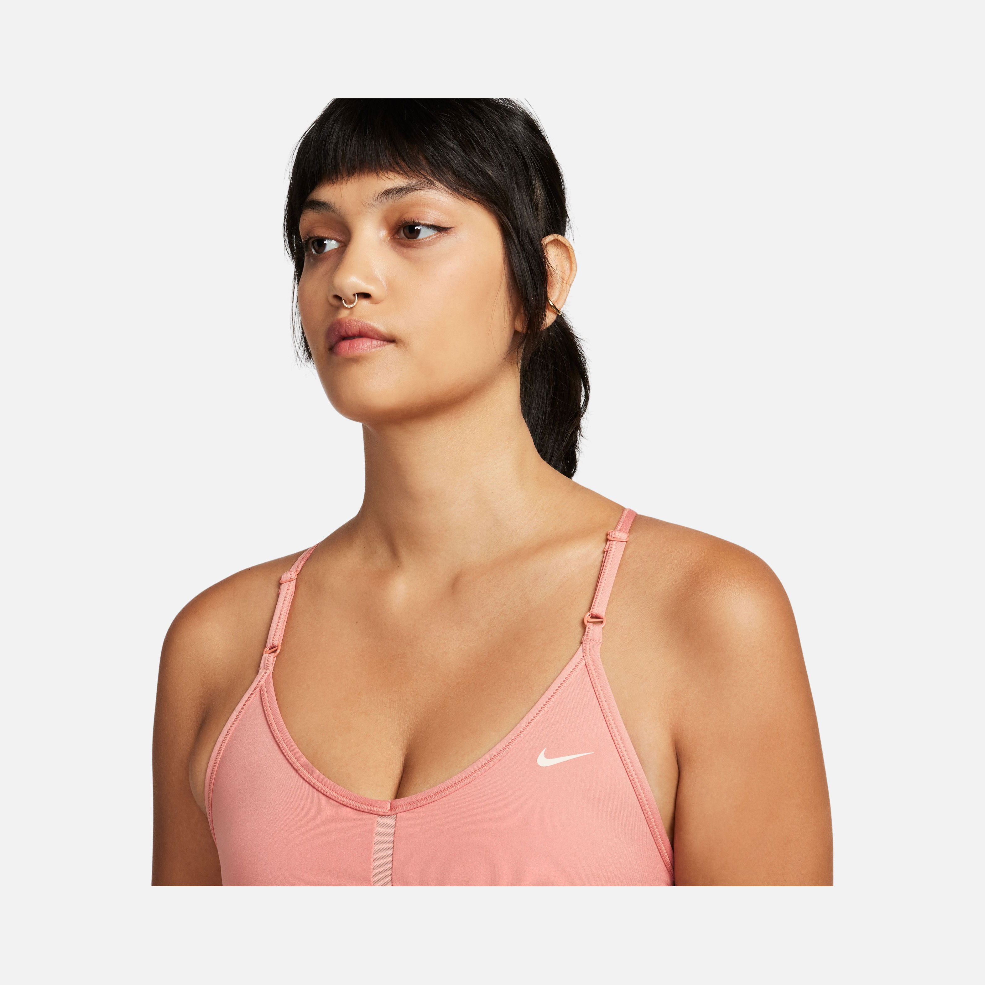 Nike Dri-Fit Indy V Neck Light-Support Sports Training Kadın Bra