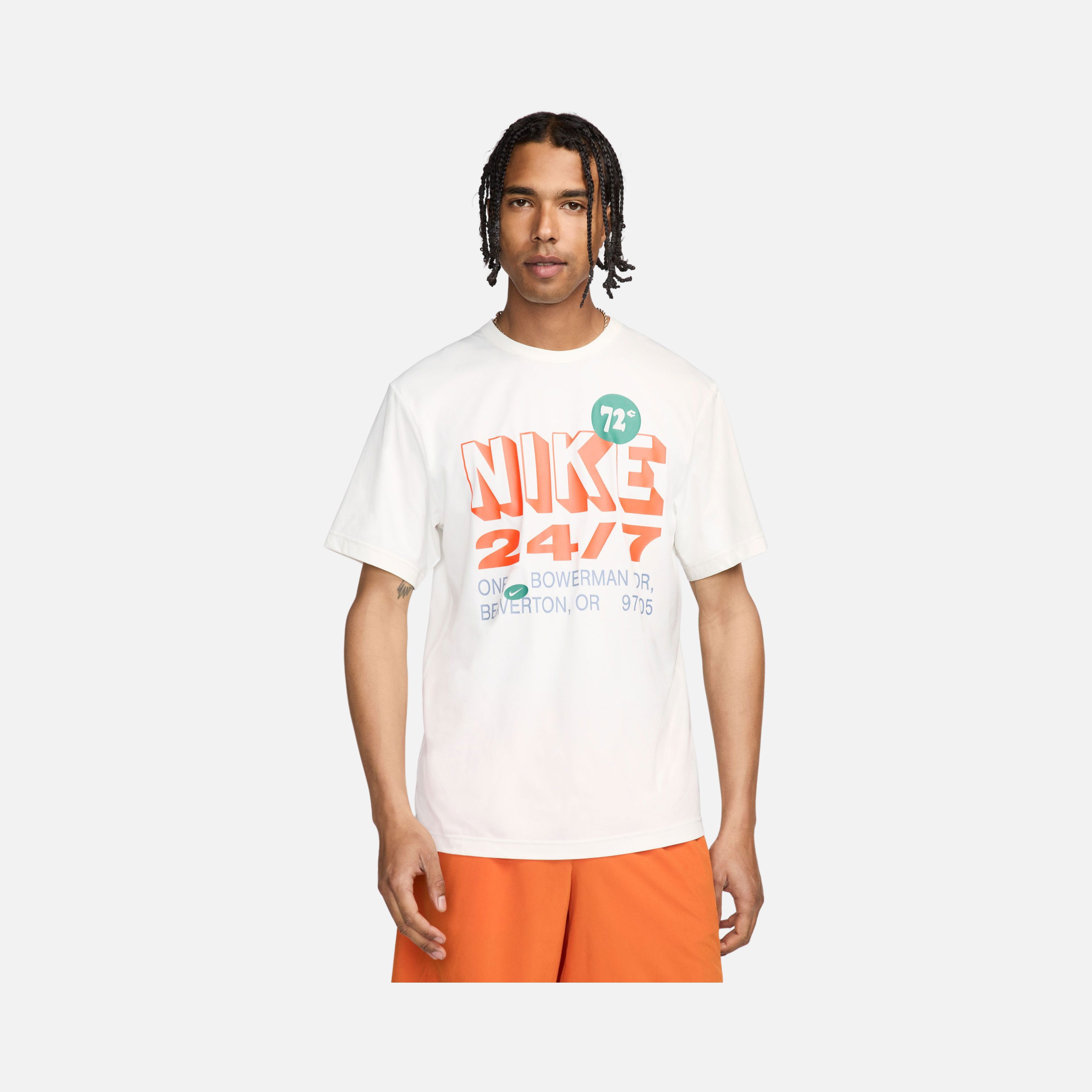 Nike Dri-Fit Hyverse Graphic UV Fitness Short-Sleeve Erkek Tişört