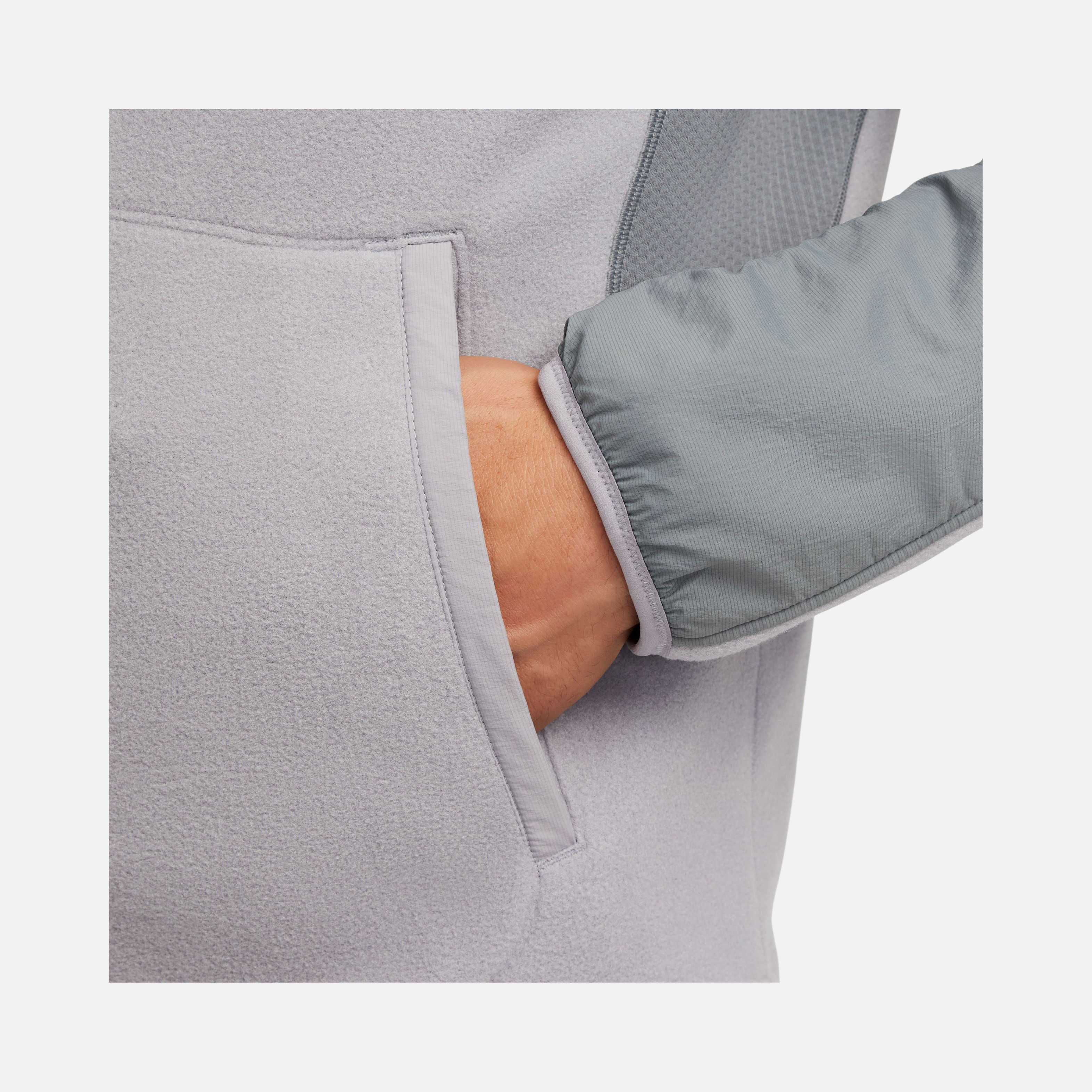 Nike Trail Polartec® 1/4-Zip Fleece Running Long-Sleeve Erkek Tişört