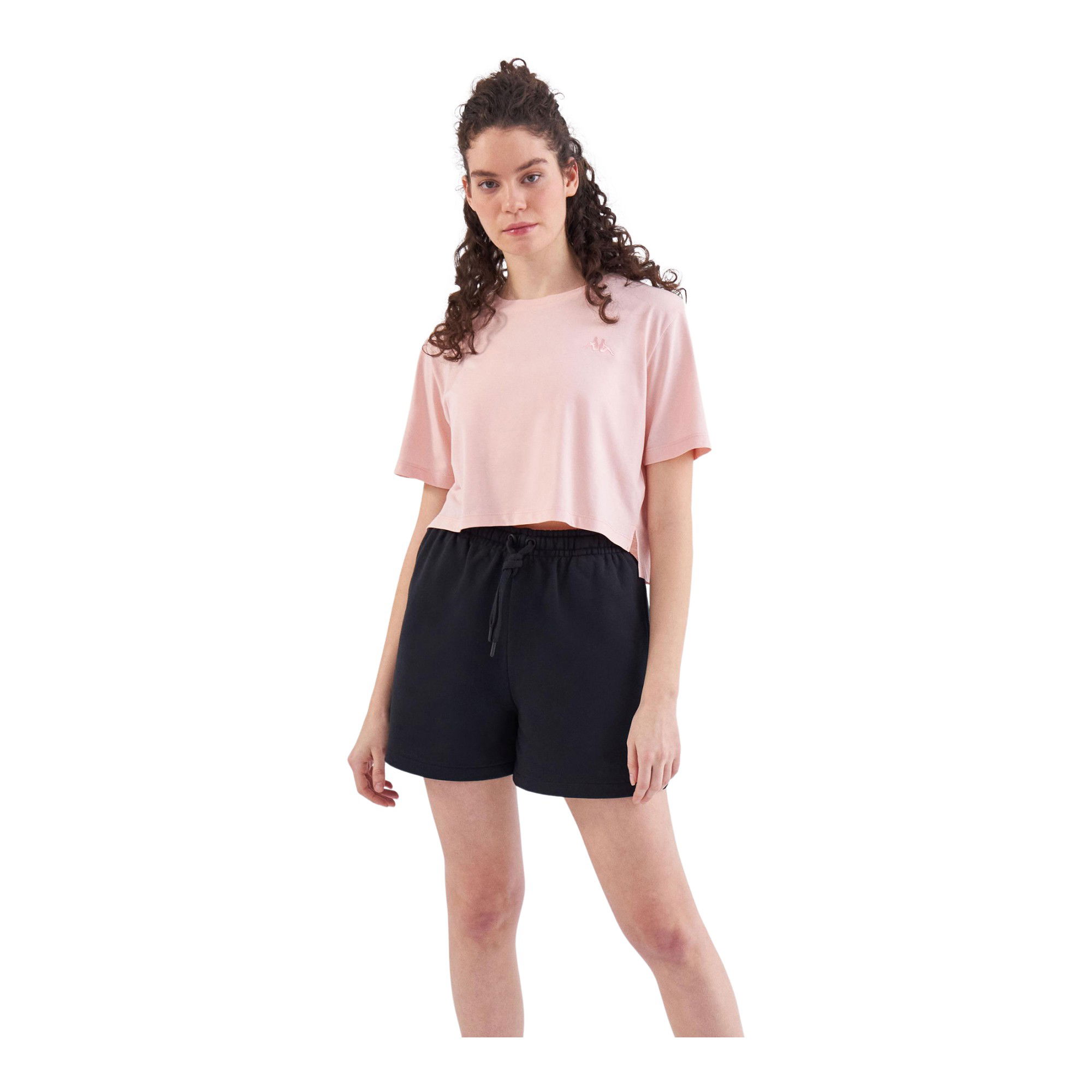 Kappa Authentic Ghigax Oversize Fit Cropped Short-Sleeve Kadın Tişört