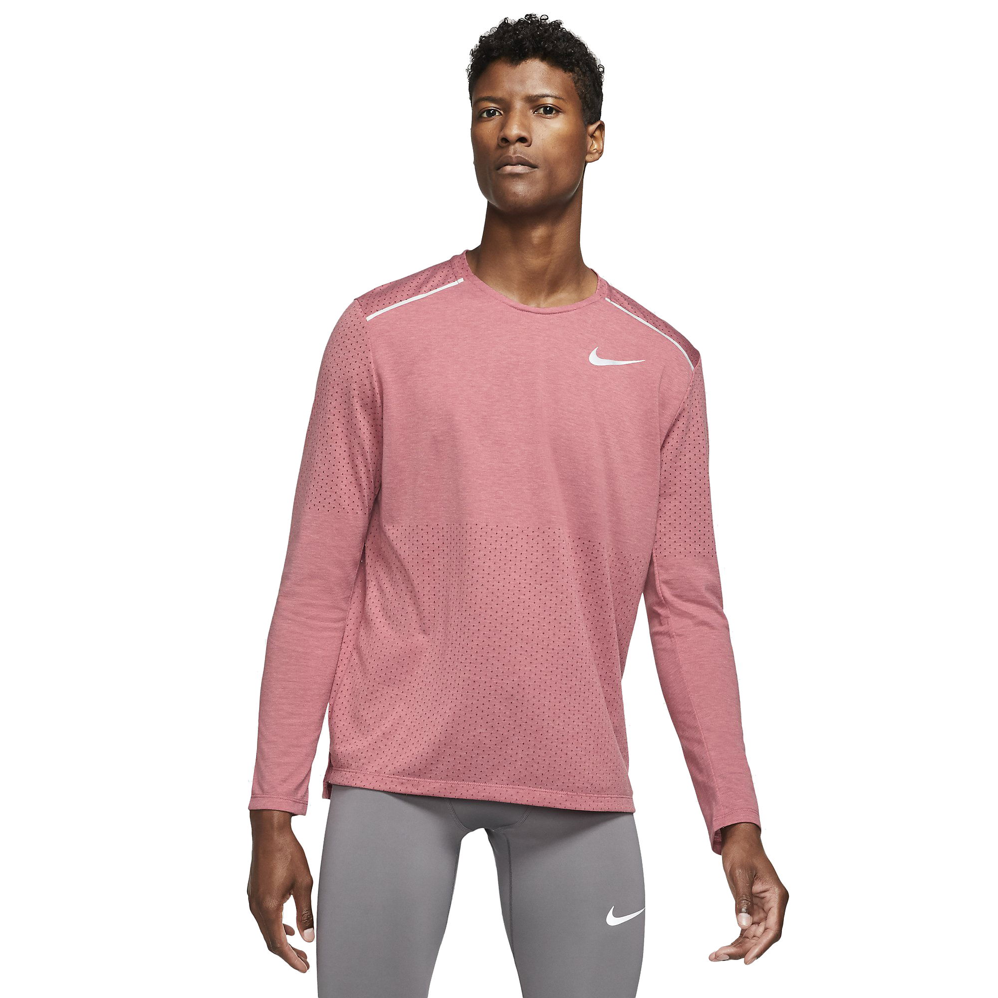 Nike Breathe Rise 365 Long-Sleeve Erkek Tişört