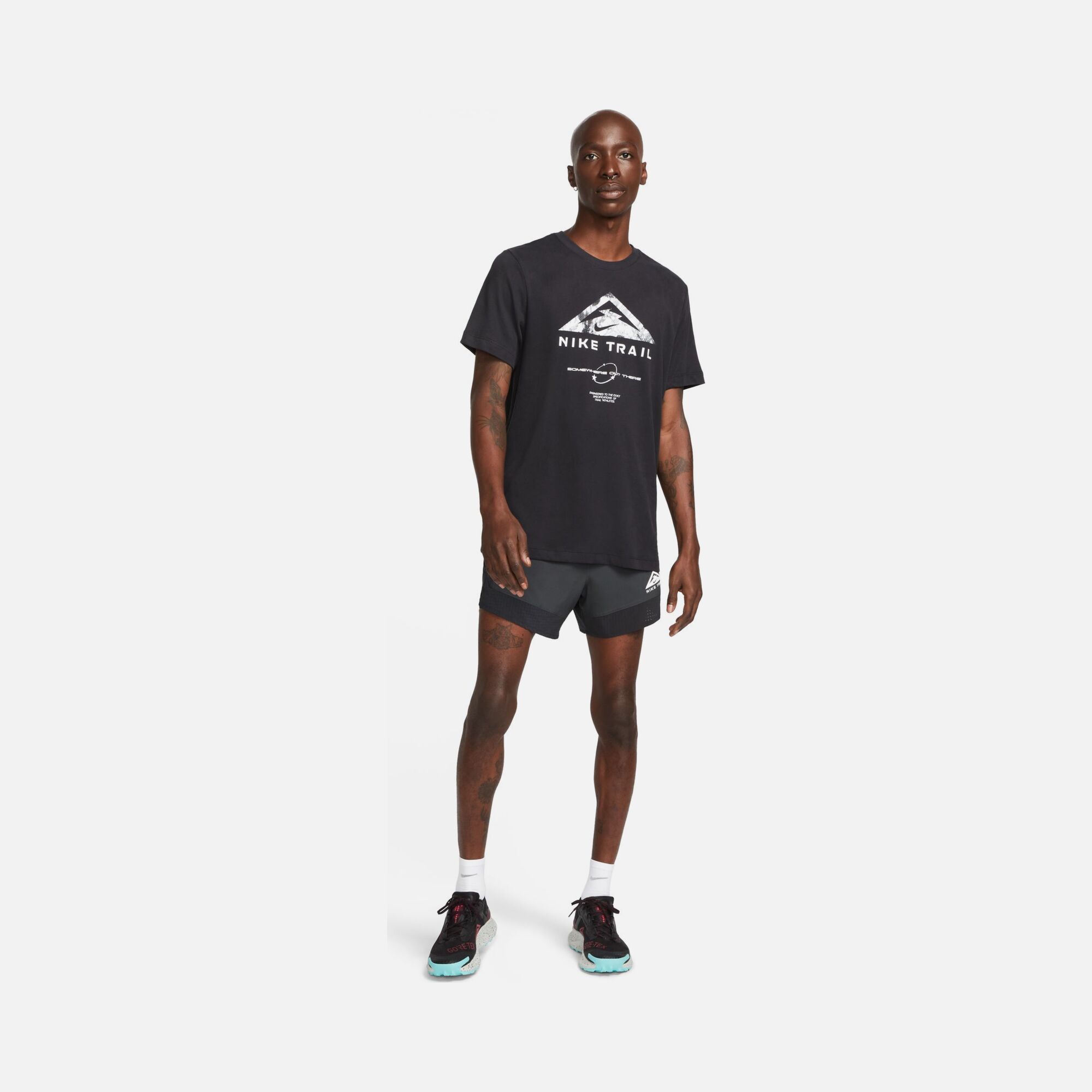 Nike Dri-Fit ''Some Where out There'' Run Trail Short-Sleeve Erkek Tişört