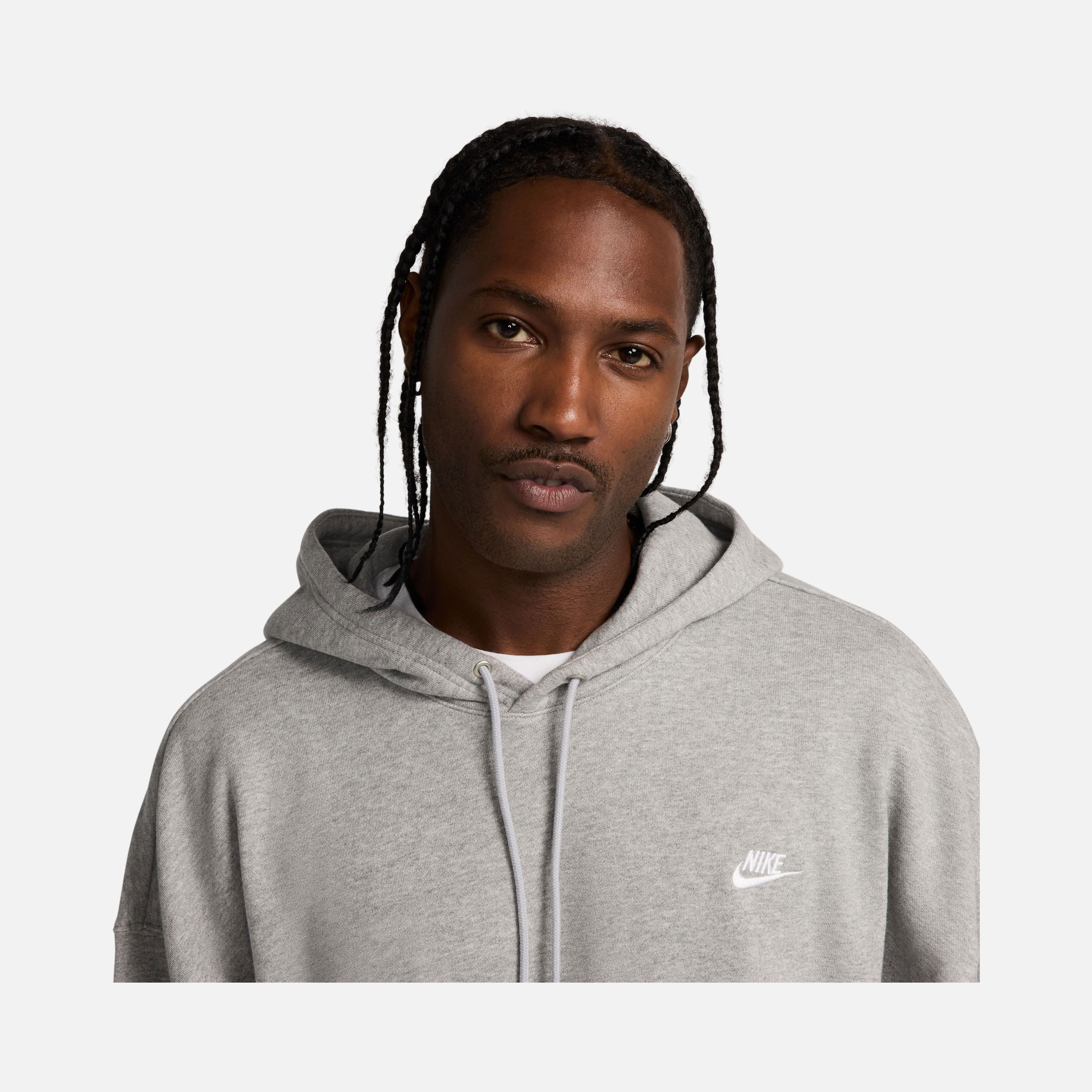 Nike Club+ Fleece Oversized French Terry Full-Zip Hoodie Erkek Sweatshirt