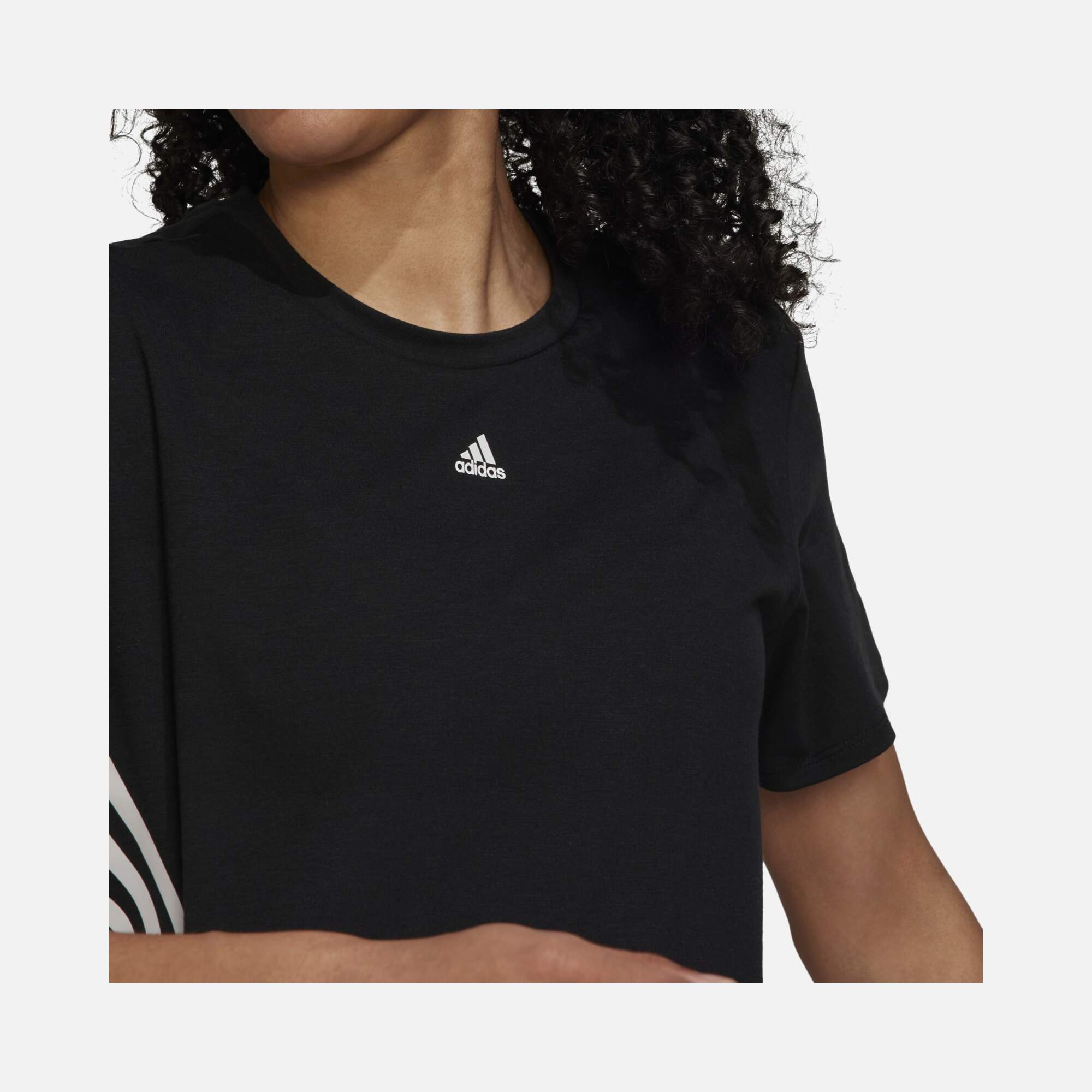 adidas AEROREADY Trainicons 3-Stripes Training Kadın Tişört