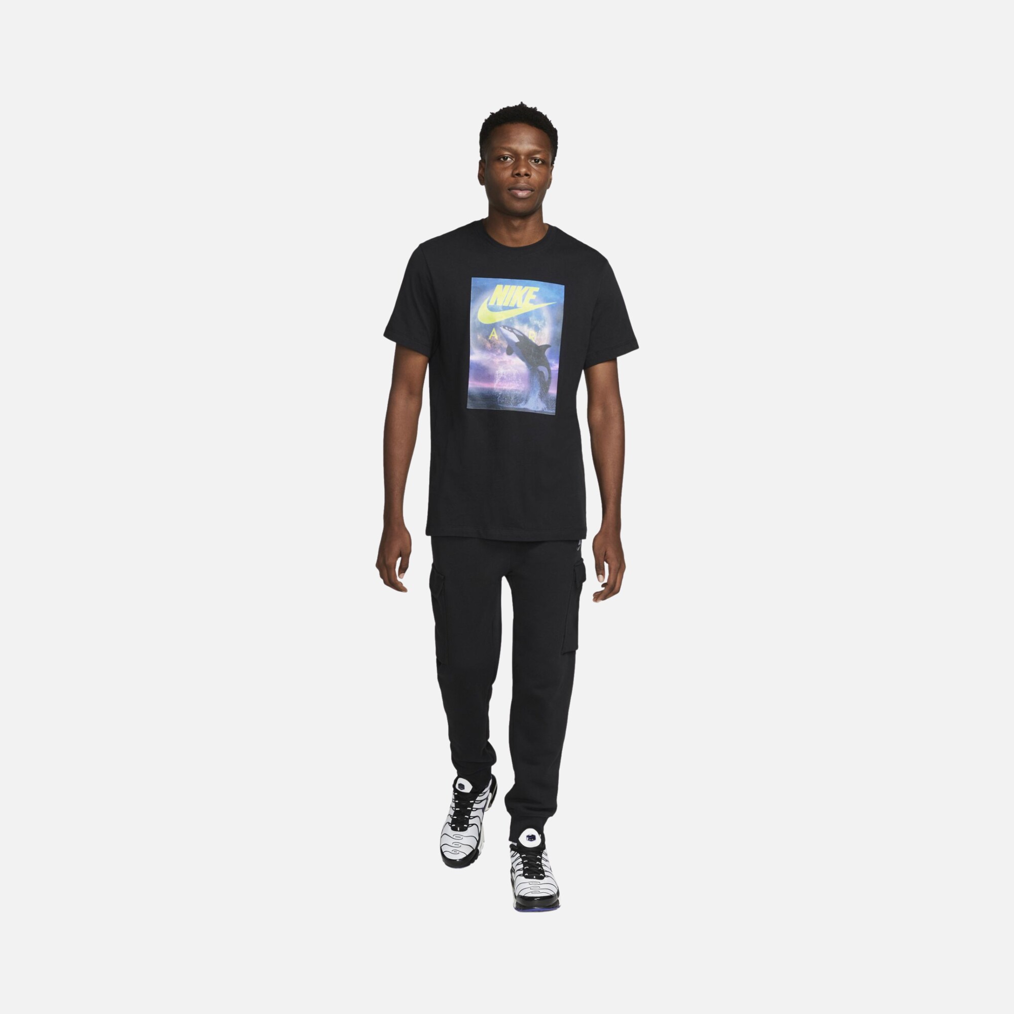 Nike Sportswear Whale Futura Photo Short-Sleeve Erkek Tişört