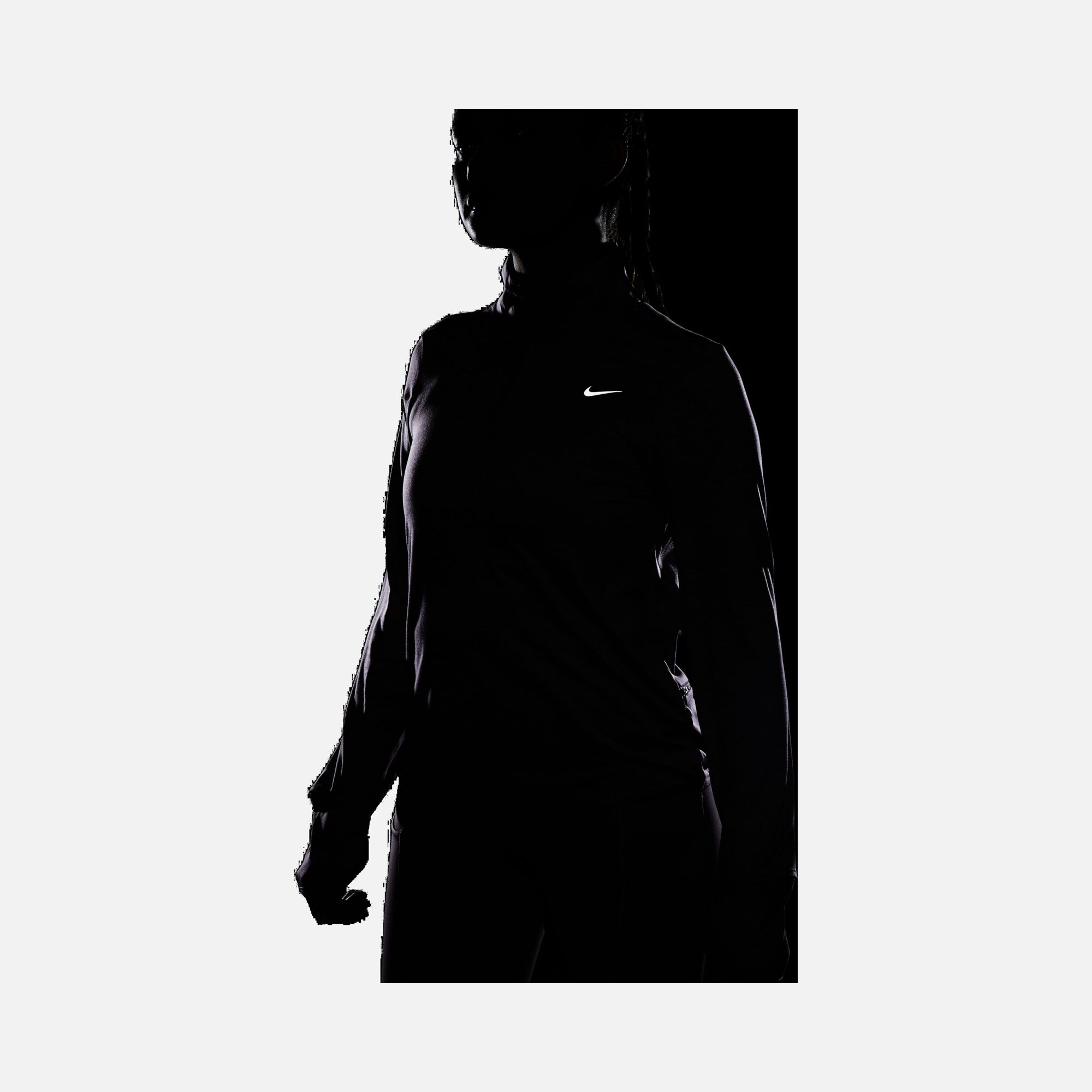 Nike Dri-Fit Swift Element UV 1/4-Zip Running Long-Sleeve Kadın Tişört