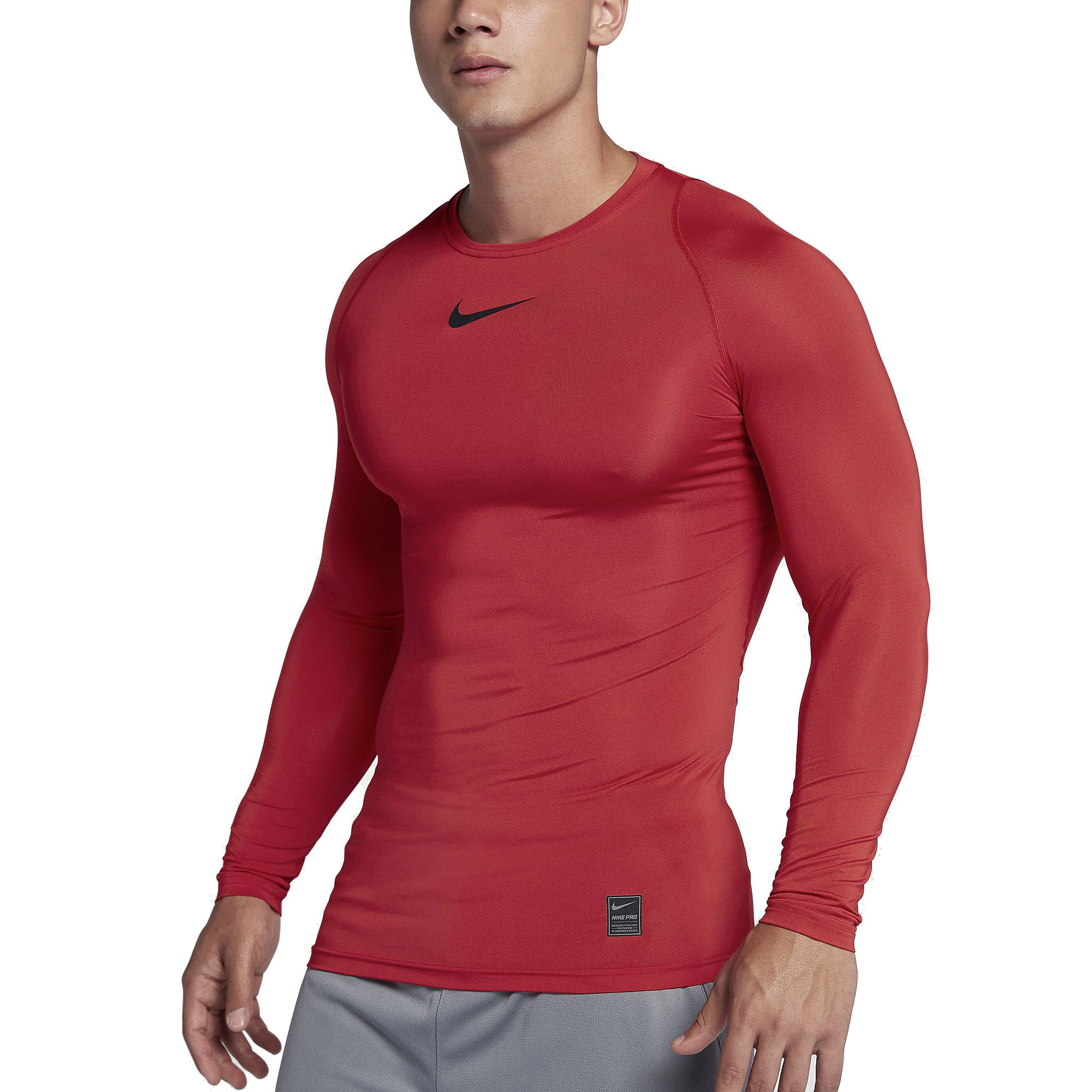 Nike Pro Compare Long-Sleeve Erkek Tişört