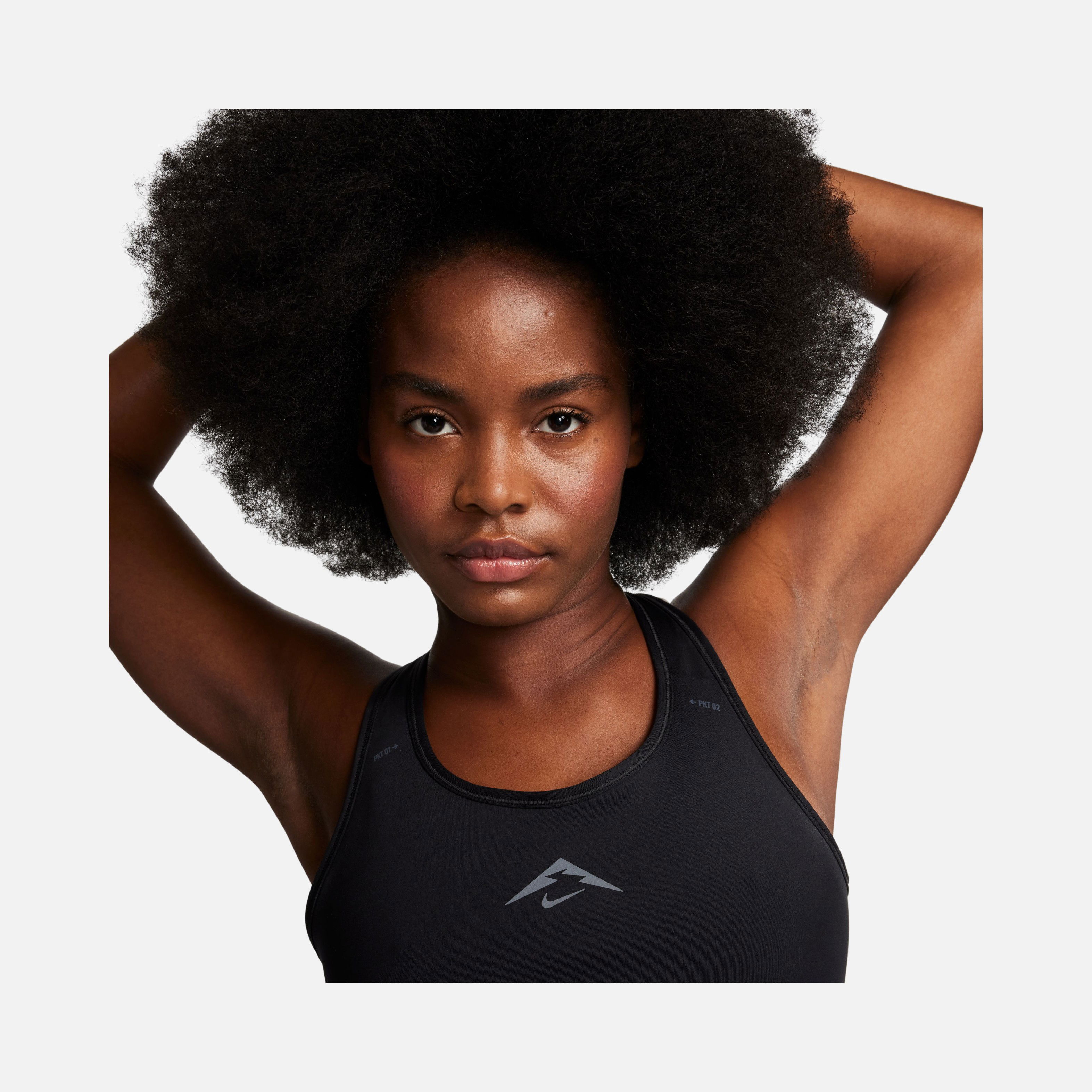 Nike Dri-Fit Swoosh On-The-Run Trail Medium-Support Kadın Bra