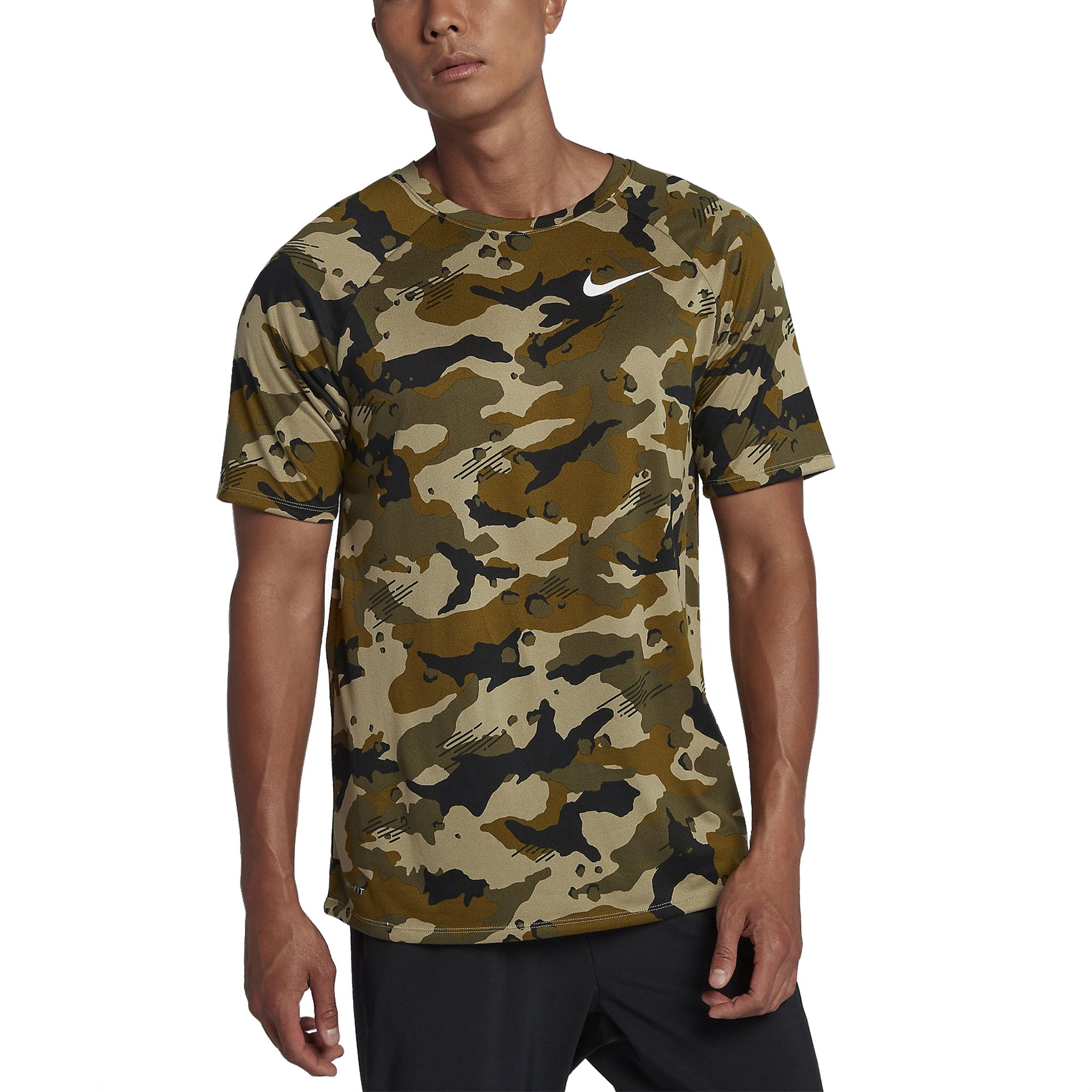 Nike Dri-Fit Legging Camouflage AOP Short-Sleeve Erkek Tişört