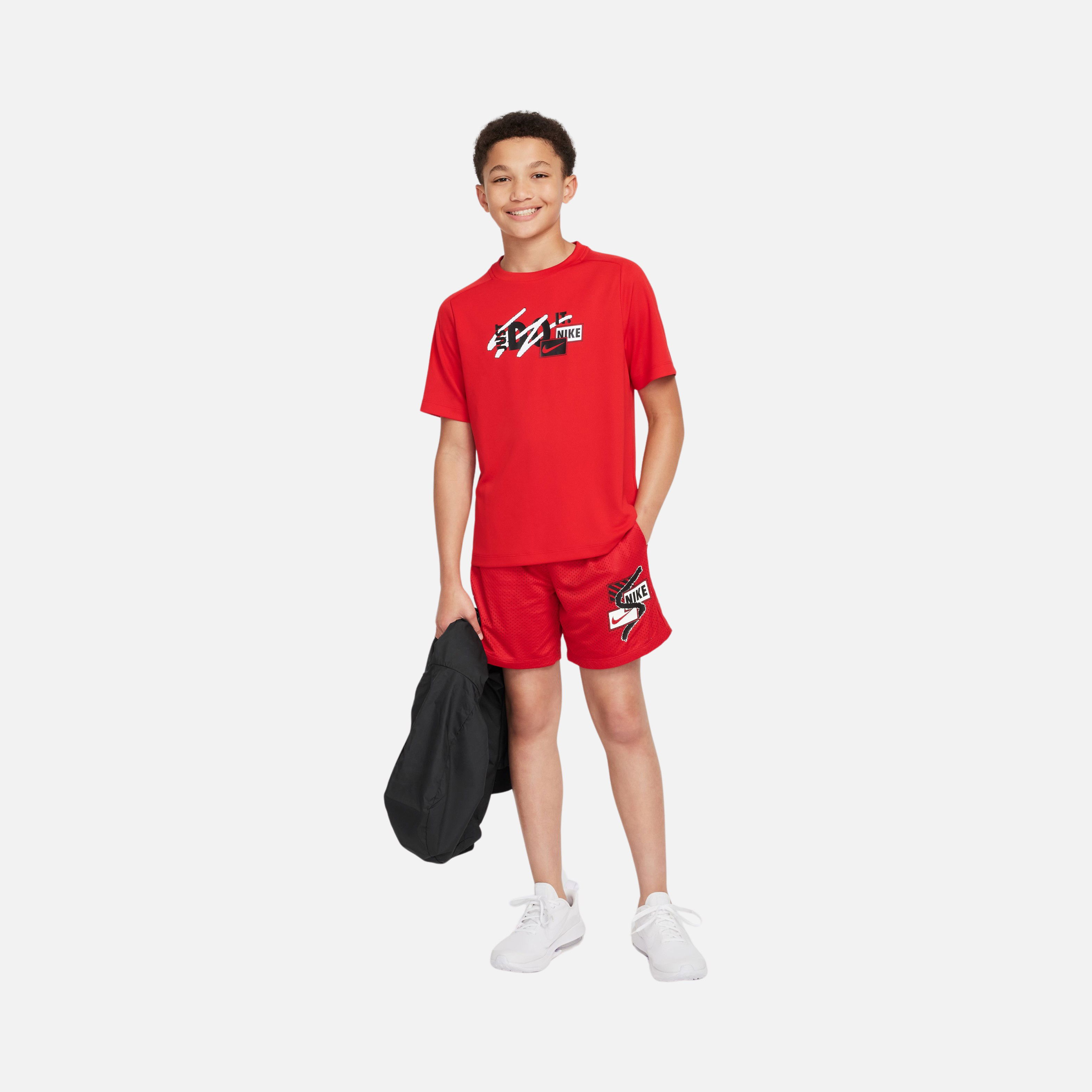Nike Dri-Fit Multi Graphic Short-Sleeve (Boys') Çocuk Tişört